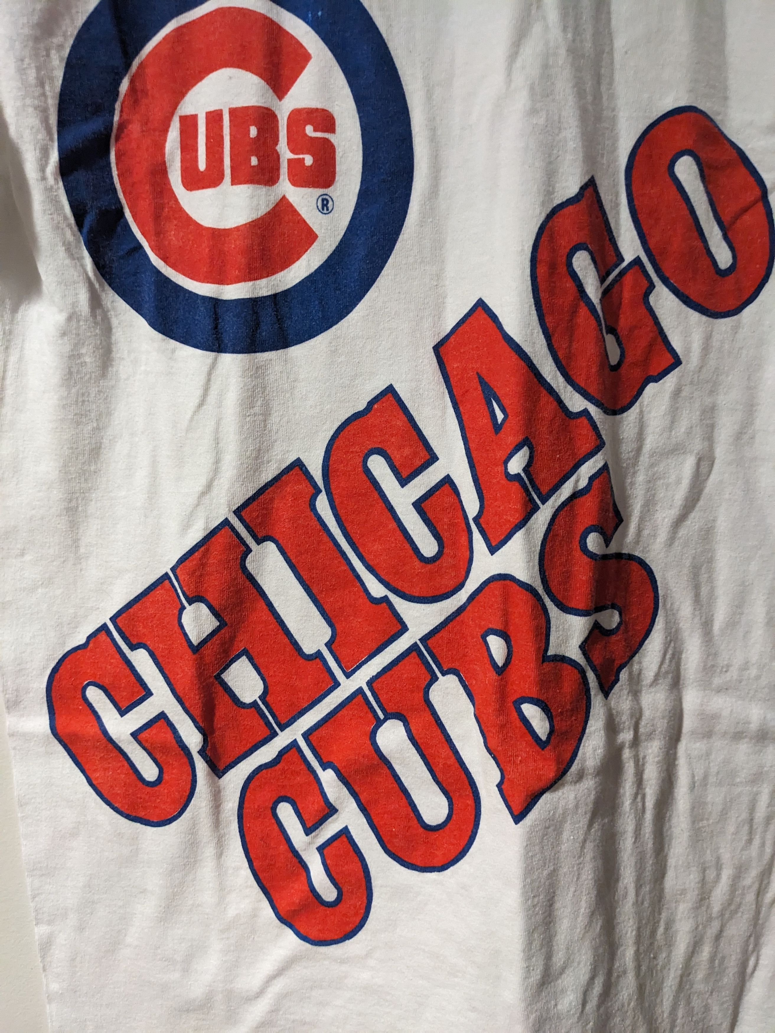 MLB Vintage 80s Chicago Cubs MLB Baseball Sports Medium T-Shirt Size US M / EU 48-50 / 2 - 2 Thumbnail