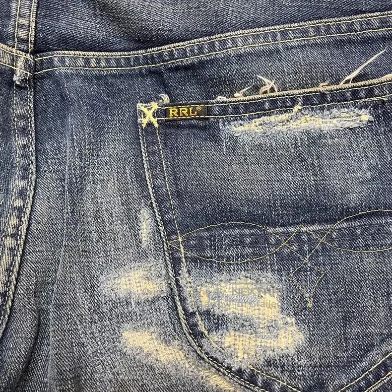 RRL Ralph Lauren RRL Distressed Denim Jeans. Size US 33 - 9 Thumbnail
