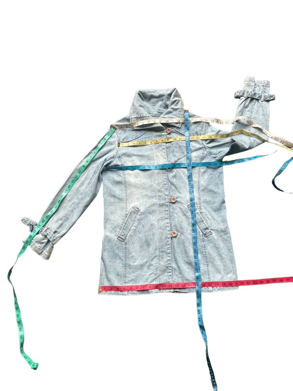 Japanese Brand Chello Parka Denim Jacket Size M / US 6-8 / IT 42-44 - 10 Thumbnail
