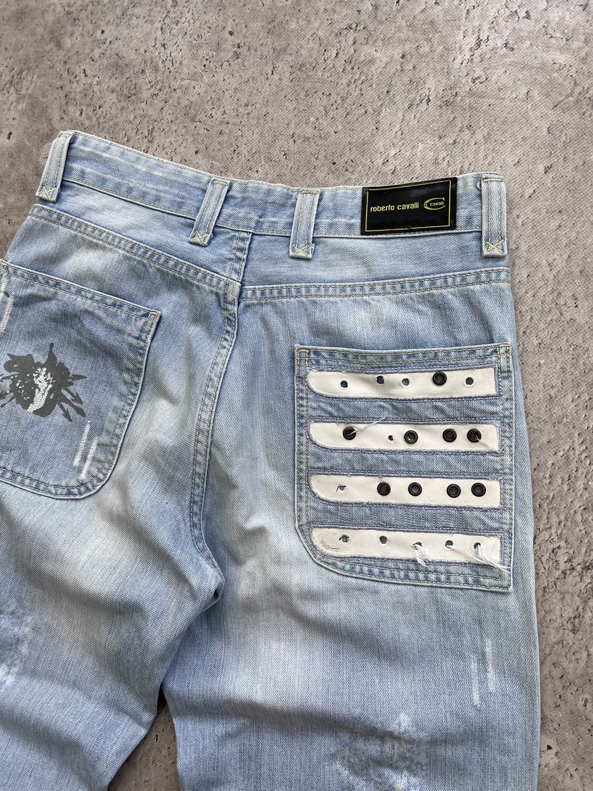 Japanese Brand × Vintage Vintage Distressed Denim Pants Cavalli Style Jeans Size US 30 / EU 46 - 10 Thumbnail