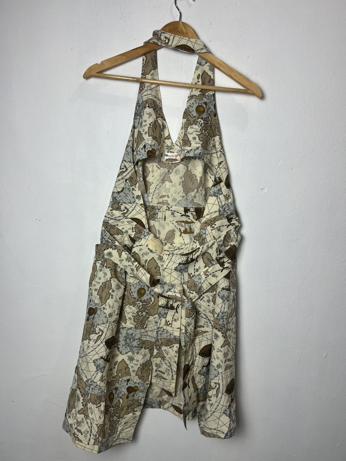 Vintage Vintage Yoshie Inaba JAL Map Print Apron Size ONE SIZE - 2 Thumbnail