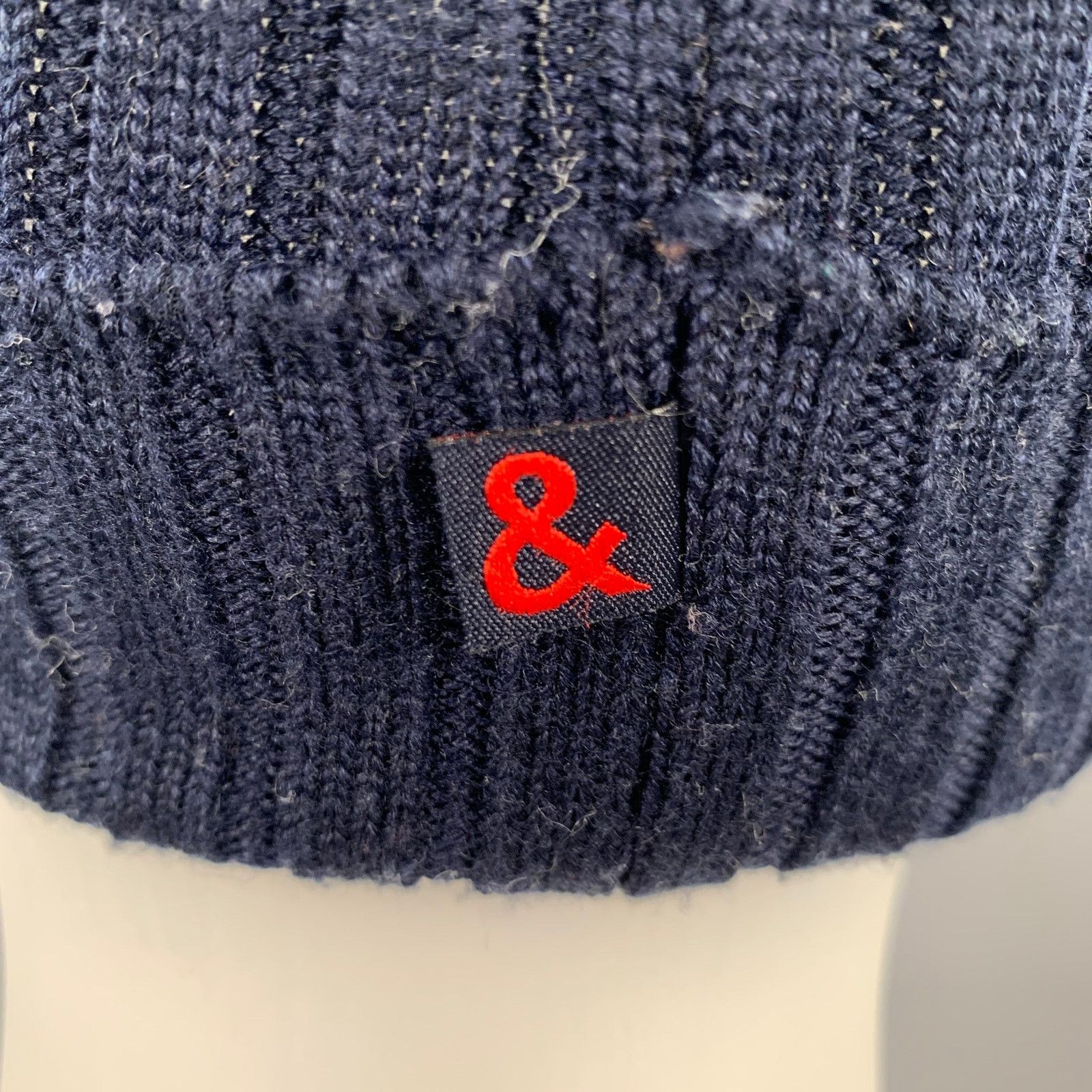 Dolce & Gabbana DOLCE & GABBANA Size XS Navy Wool Hats Size ONE SIZE - 4 Thumbnail