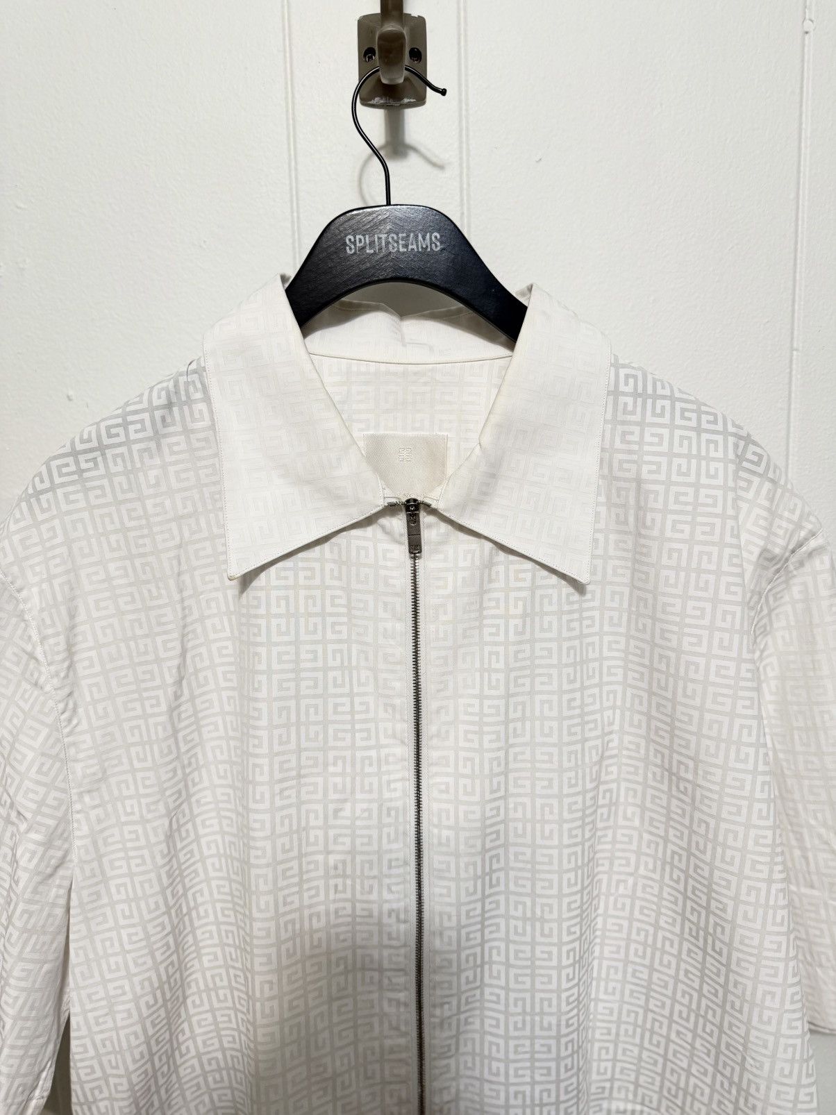 Givenchy Givenchy 4G Zip-Up Short Sleeve Shirt Size US L / EU 52-54 / 3 - 2 Thumbnail