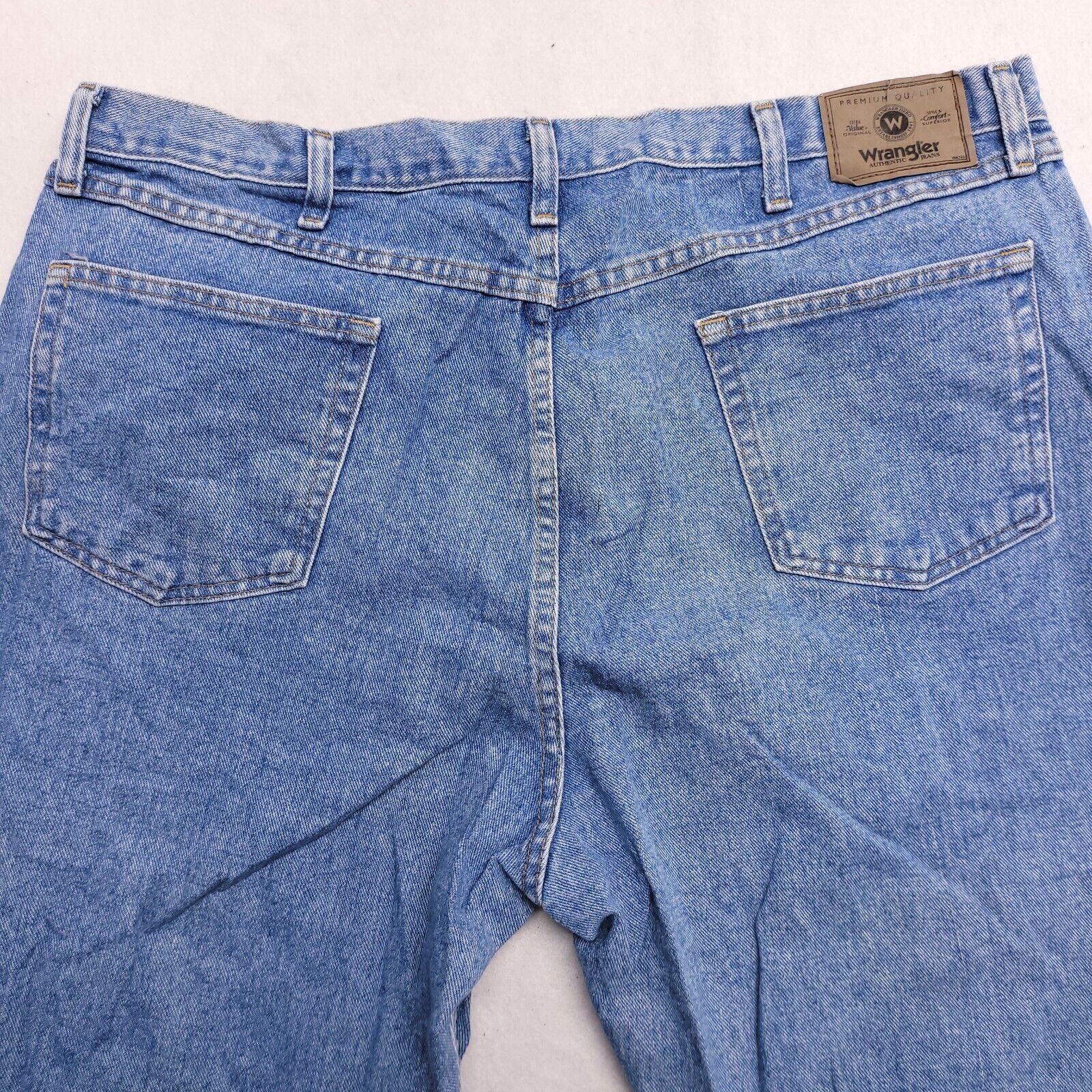 Wrangler Wrangler Casual Button Zip Denim Jeans Mens Size 42x32 Blue Size US 42 / EU 58 - 10 Thumbnail
