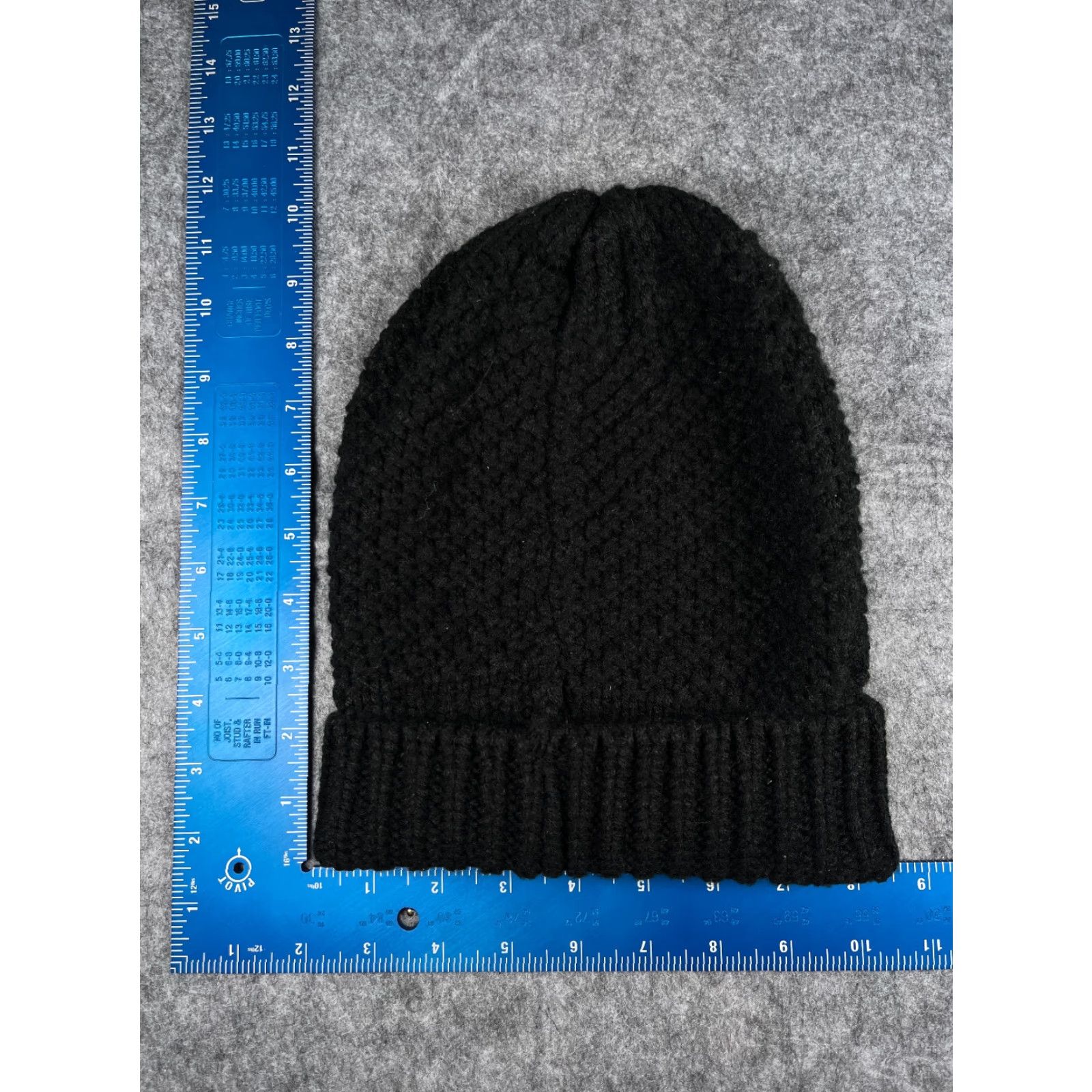 Vintage Cloie Beanie Hat Womens One Size Black 100% Acrylic Knit Ski Outdoors Logo Outdoor Beanie Size ONE SIZE - 4 Thumbnail