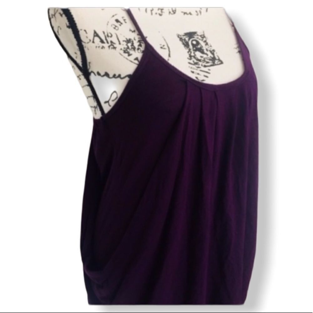 Other R Jean Purple Crochet Back Tank Top | Juniors Size Large | F Size S / US 4 / IT 40 - 4 Thumbnail