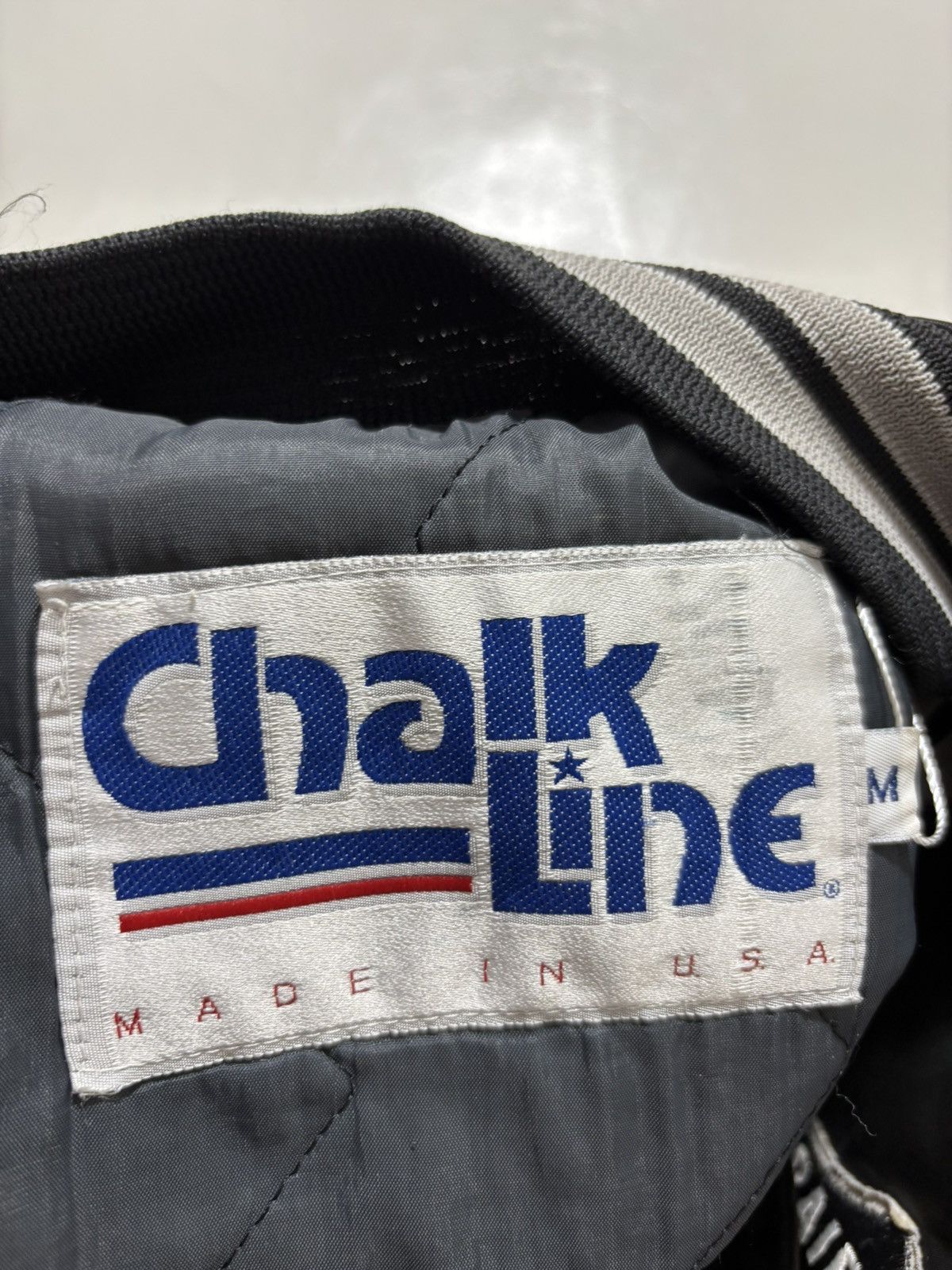 Chalk Line Vintage 80s Oakland Raiders Satin Chalk Line Size US M / EU 48-50 / 2 - 5 Thumbnail