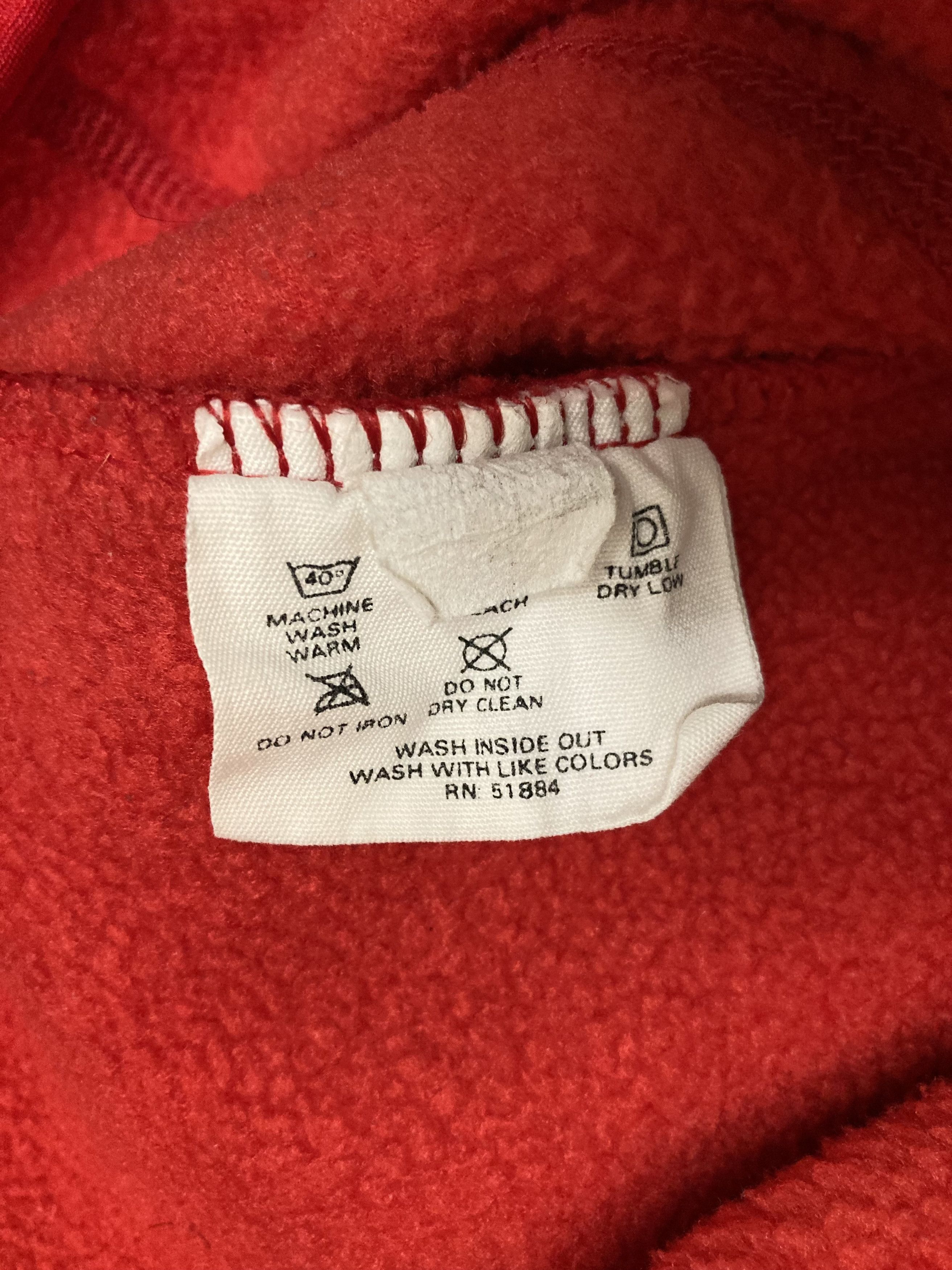 Patagonia × Vintage Vintage 90s small red Patagonia fleece full zip jacket. Size US S / EU 44-46 / 1 - 6 Thumbnail