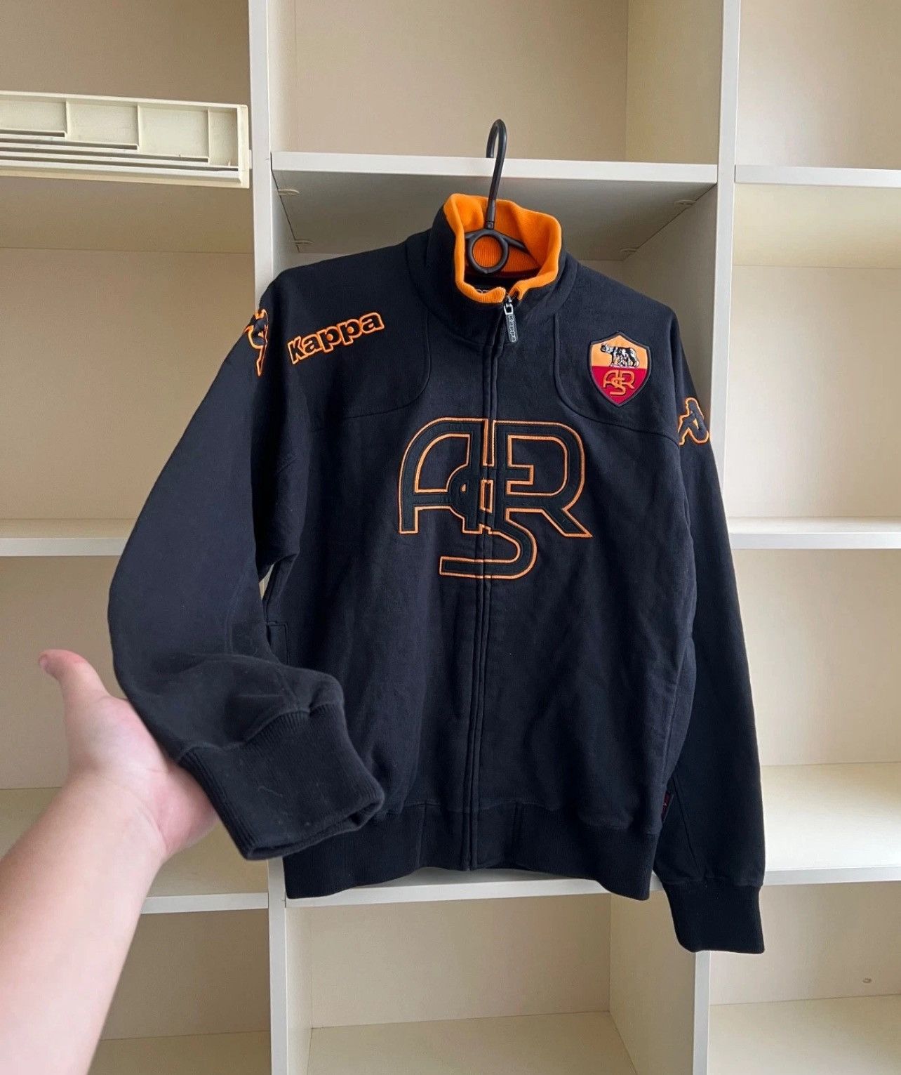 Kappa Vintage Kappa AS Roma Football Jacket Soccer Track Top Size US S / EU 44-46 / 1 - 6 Thumbnail
