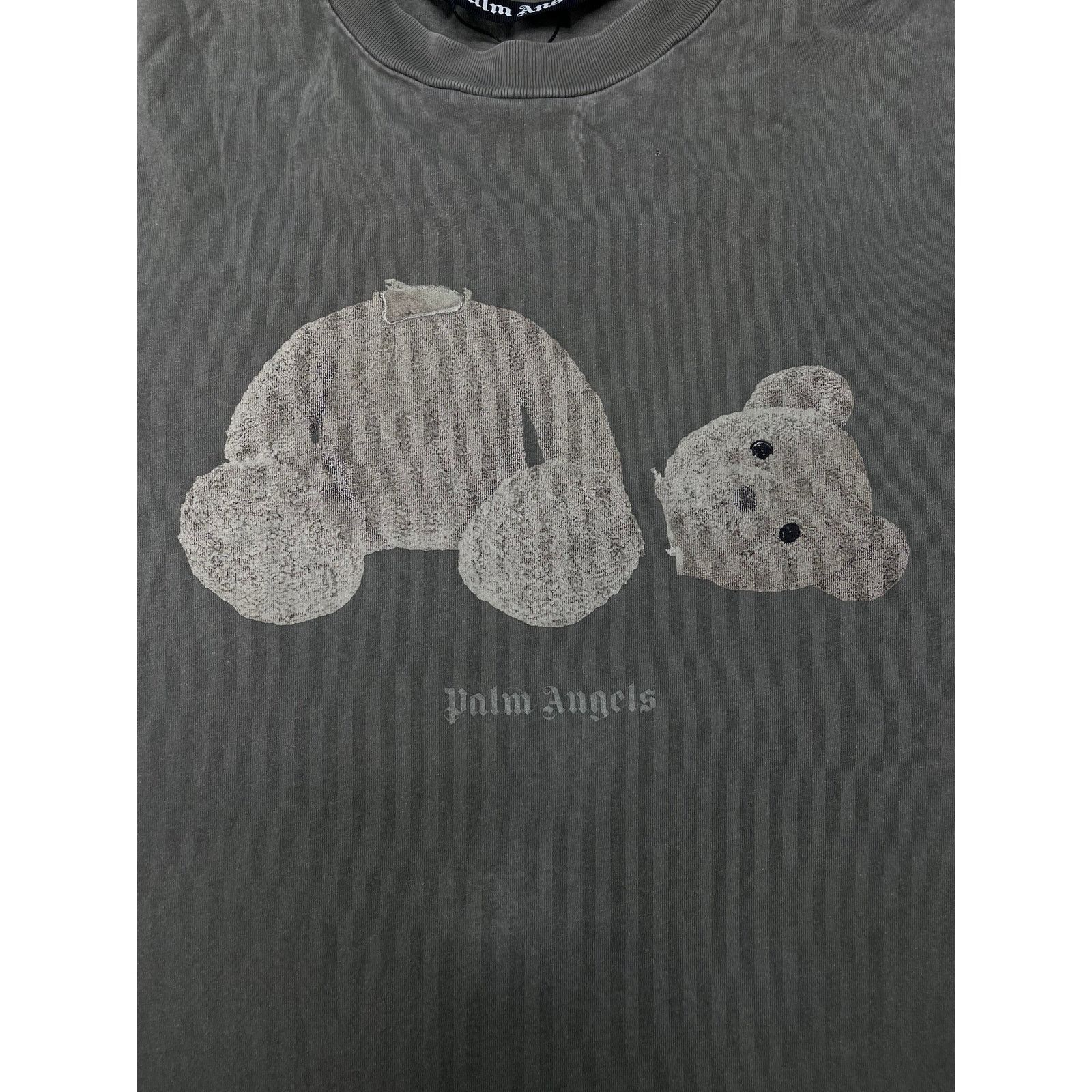 Palm Angels Palm Angels Olive Teddy Tee Size US S / EU 44-46 / 1 - 3 Thumbnail