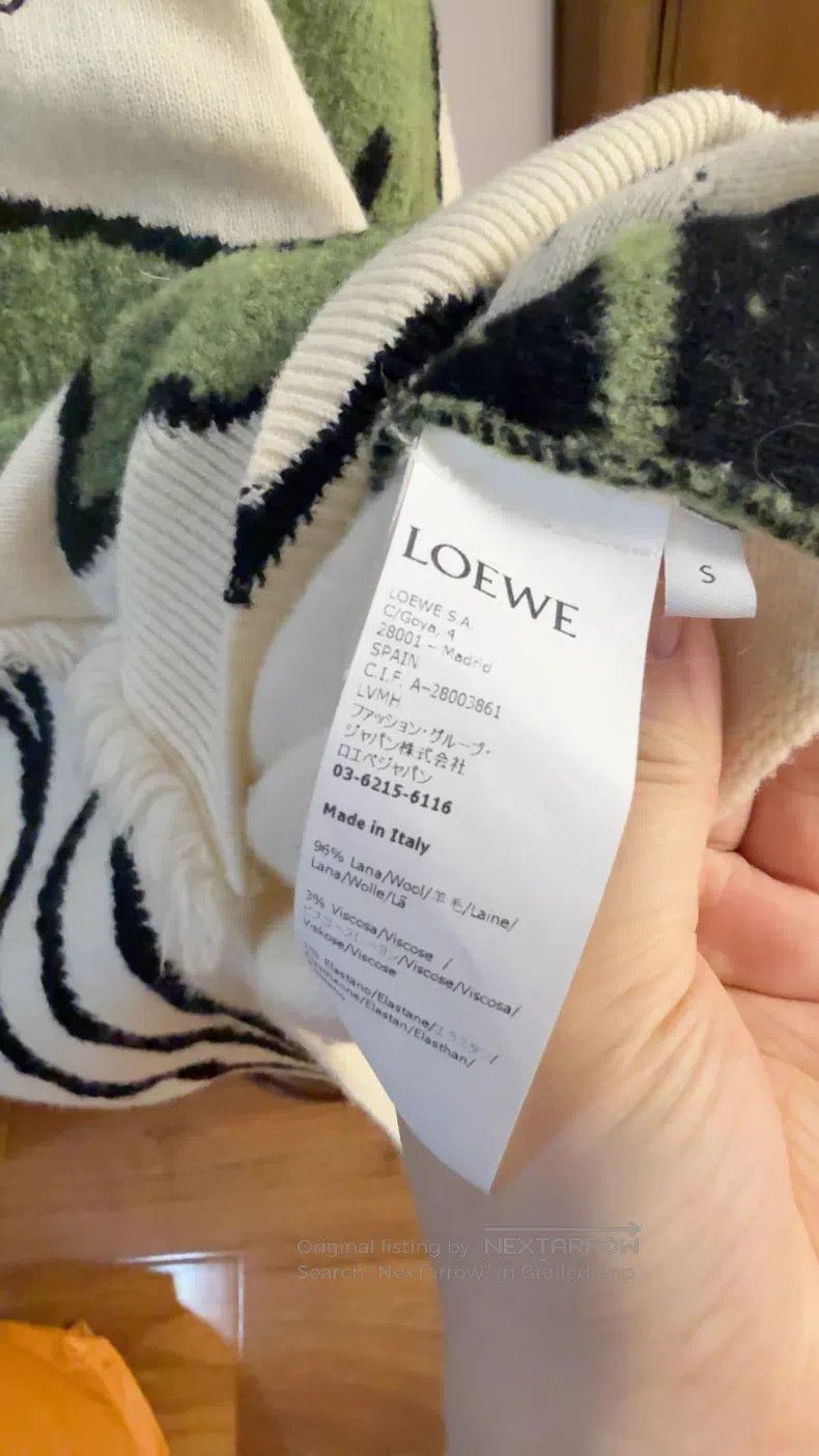 Loewe Loewe Floral Wool Blend Sweater Size S / US 4 / IT 40 - 6 Thumbnail