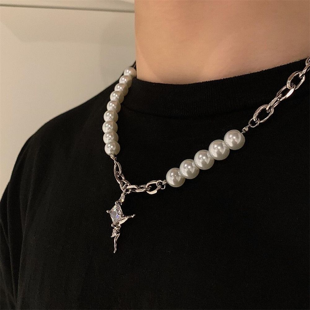 Other Zircon Cross Pendant Necklace Size ONE SIZE - 3 Thumbnail