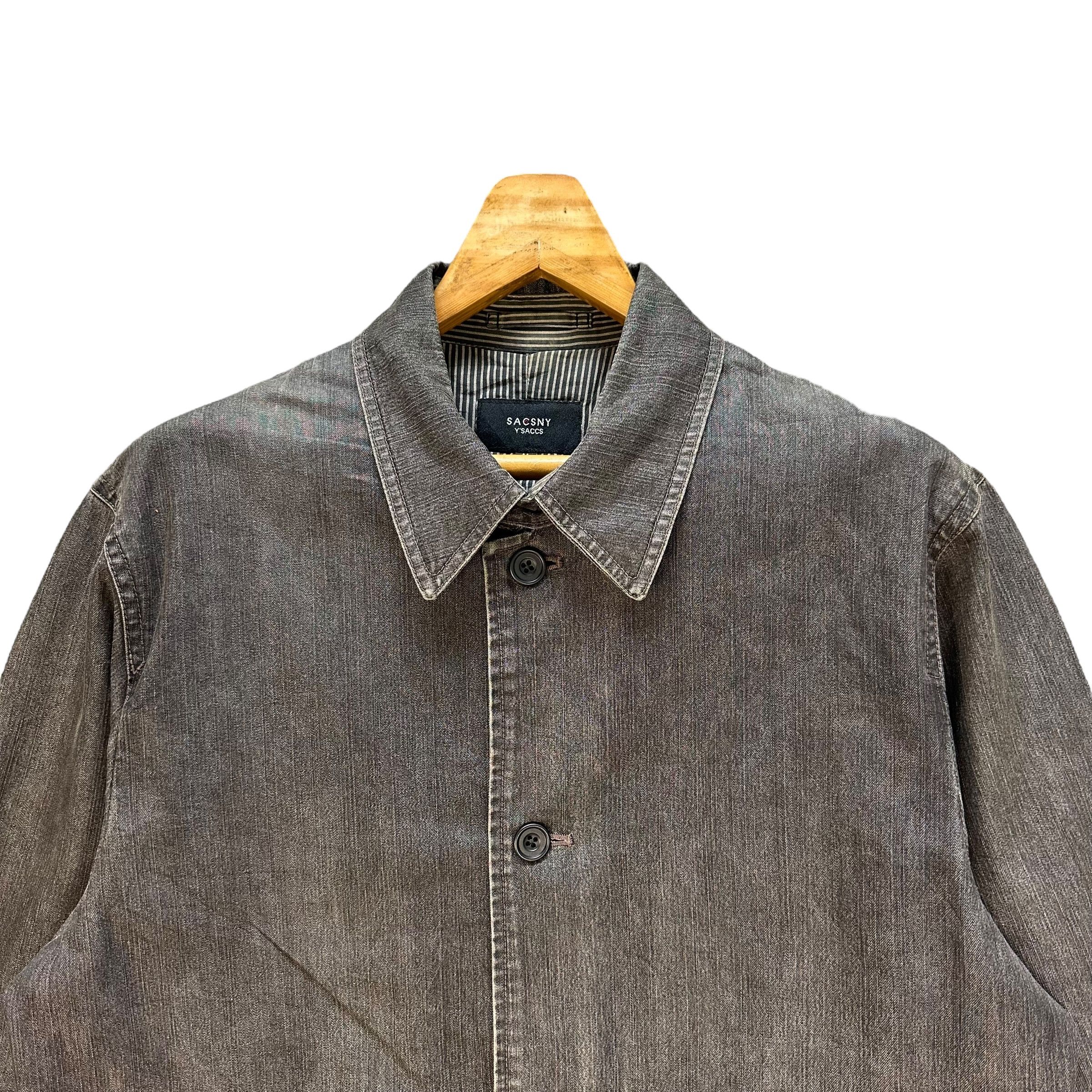 Yohji Yamamoto SACSNY Y’SACCS Vintage Work Denim Jacket #71-1431 Size US M / EU 48-50 / 2 - 2 Thumbnail
