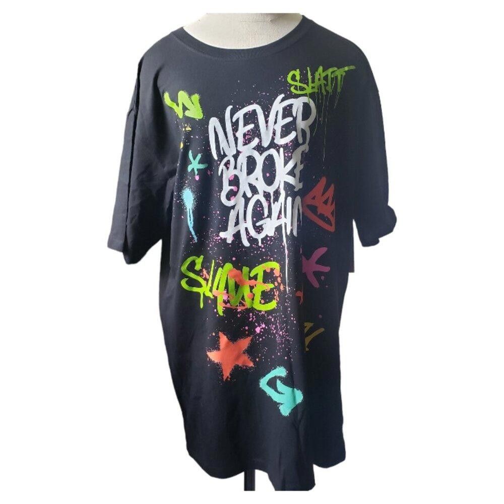 Designer CT1640 "Never Broke Again" NWT Graphic T-shirt XX-Large Size US XXL / EU 58 / 5 - 1 Thumbnail