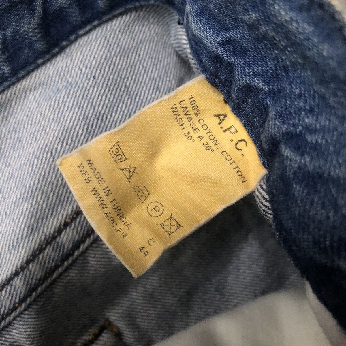 A.P.C. × Japanese Brand × Vintage A.P.C RUE DE FLEURUS PARIS JEANS UNISEX Size US 30 / EU 46 - 16 Thumbnail