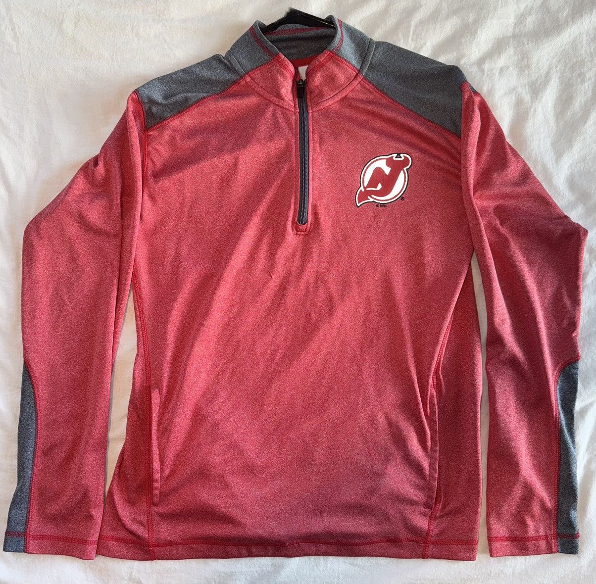NHL NJ Devils Quarter Zip Size US M / EU 48-50 / 2 - 1 Thumbnail