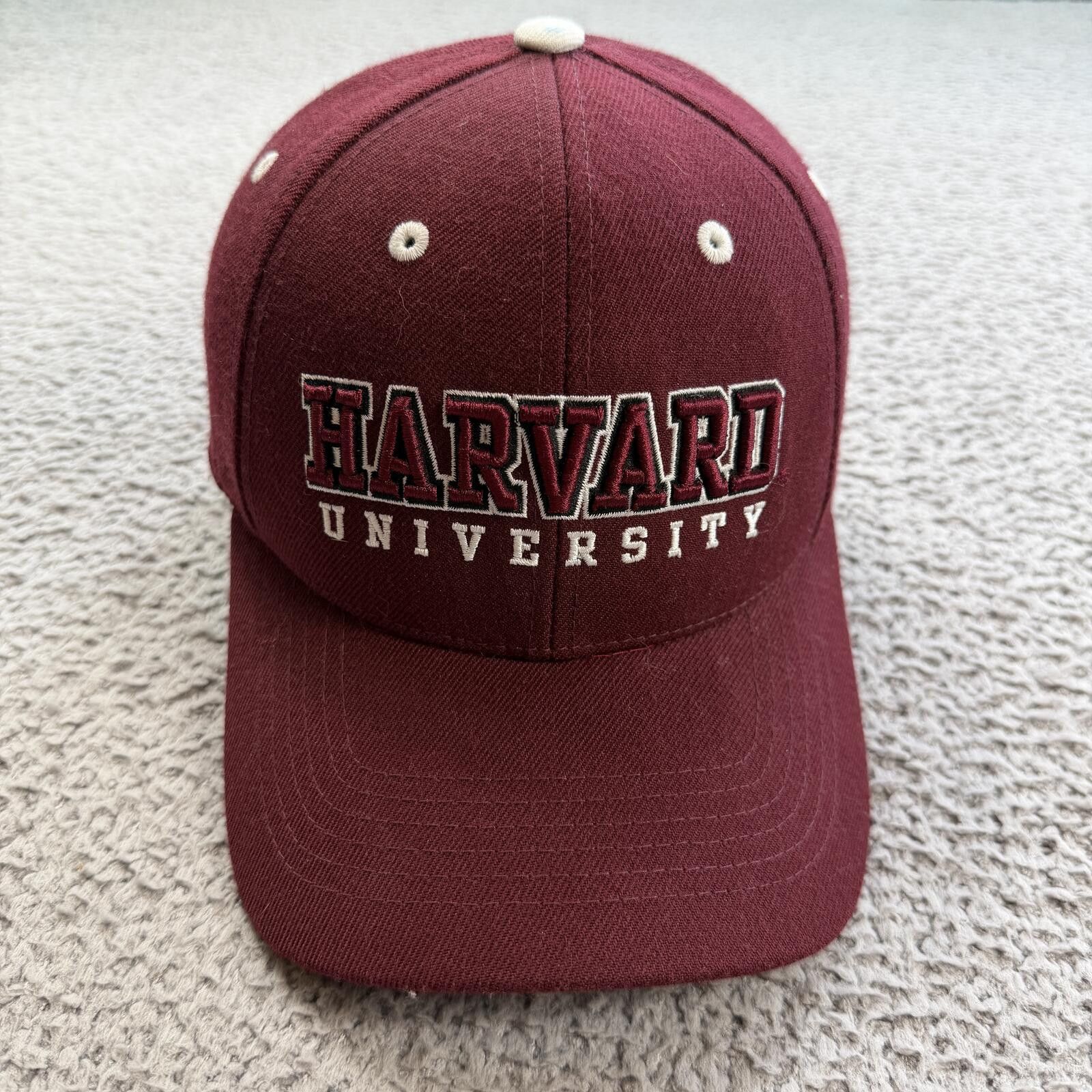 Other Harvard University Strapback Hat Burgundy Adjustable Cap Size ONE SIZE - 1 Thumbnail