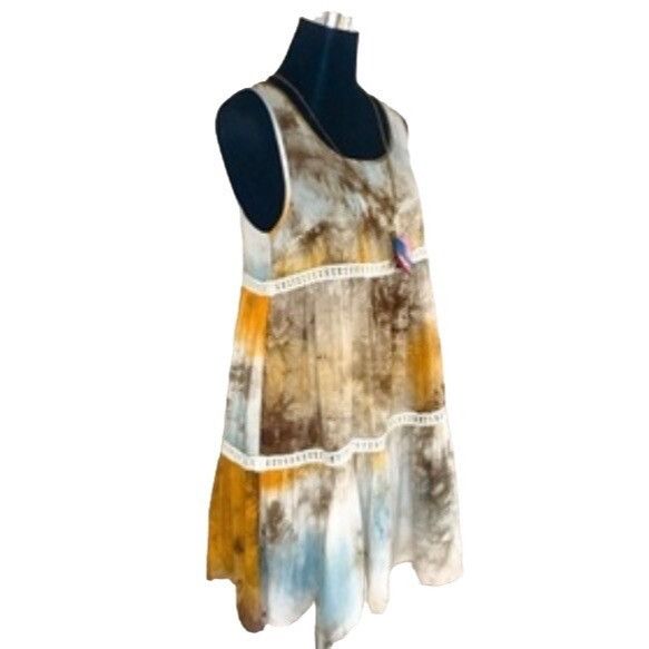 Other NWT Tie Dye Mini Slip Dress | Coastal Cowgirl Boho Cottageco Size S / US 4 / IT 40 - 8 Thumbnail