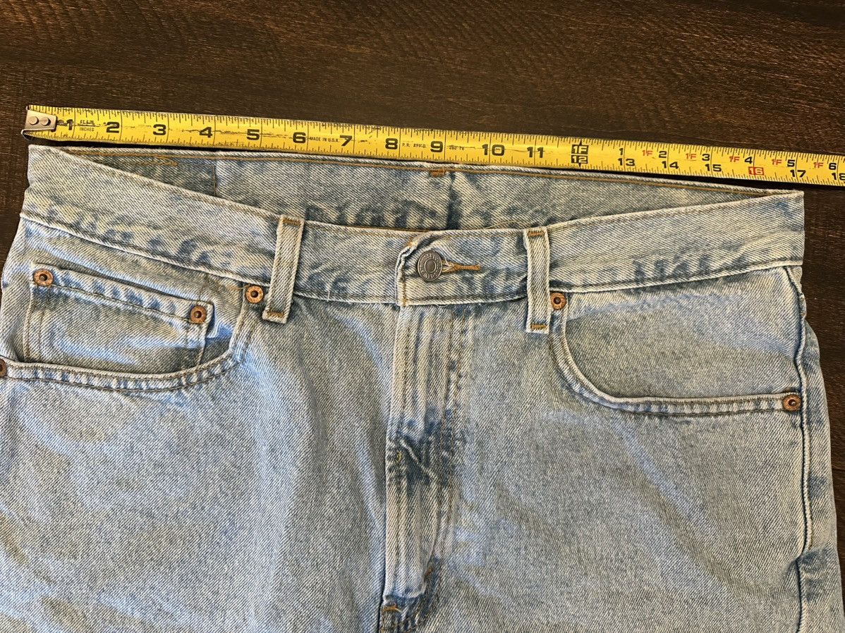 Levi's Vintage Levis 505 Jean Shorts 34x9 Men ‘s Light Wash Size US 34 / EU 50 - 2 Thumbnail