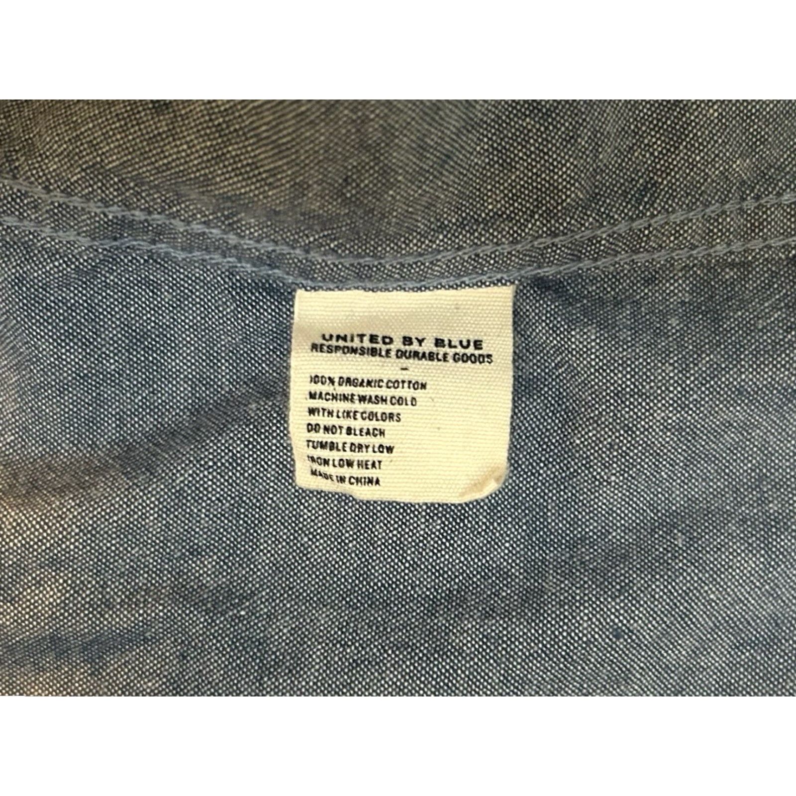 United By Blue VINTAGE United by Blue Long Sleeve Button-Down Shirt Mens XL GUC Chambray Blue Woven 2010s Size US XL / EU 56 / 4 - 6 Thumbnail