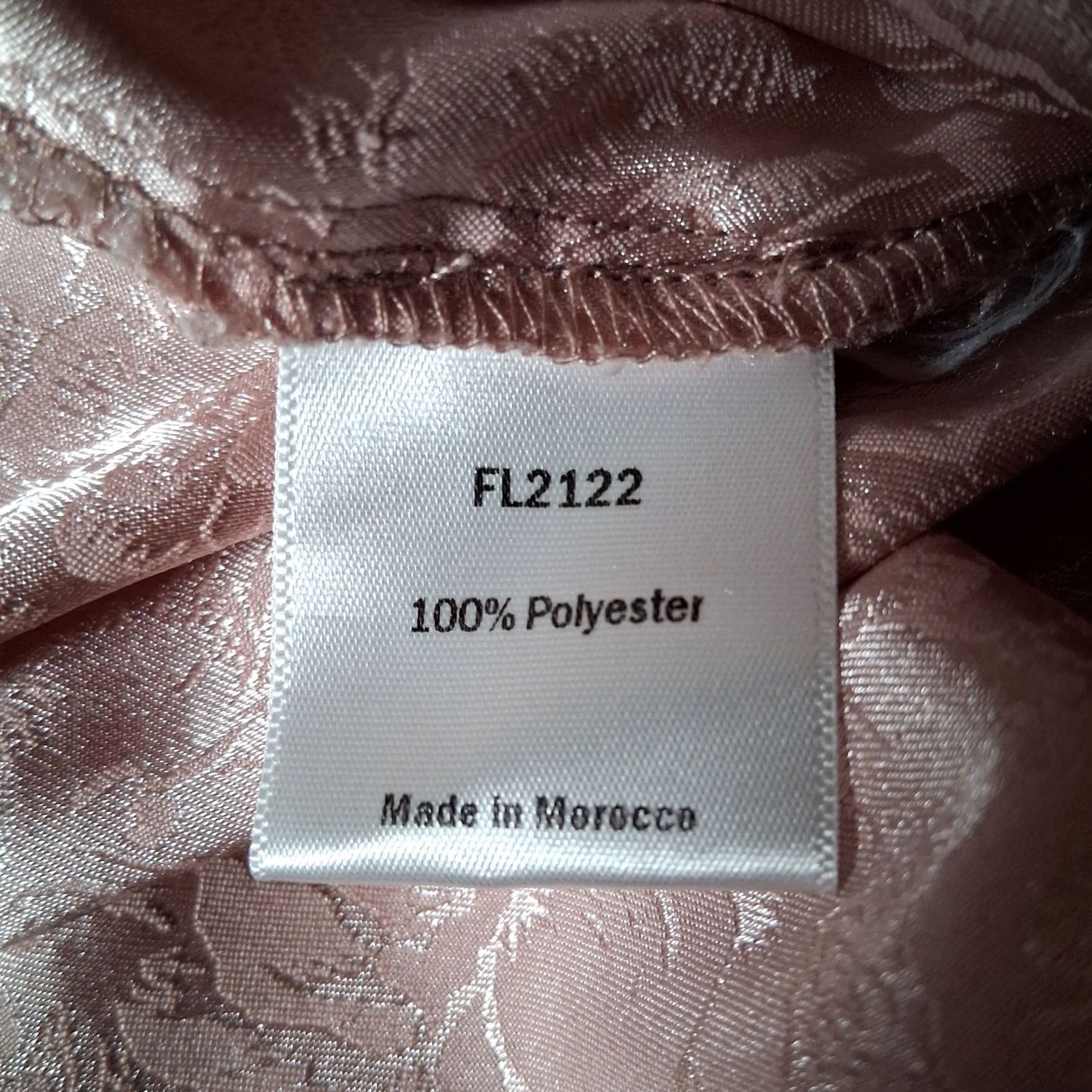 Vintage VINTAGE Flounce London Skirt Wrap Long Satin Pink Peony 18 Women's Boho Cottagecore Floral Tie Adjustable Waist Size 40" / US 18 - 4 Thumbnail