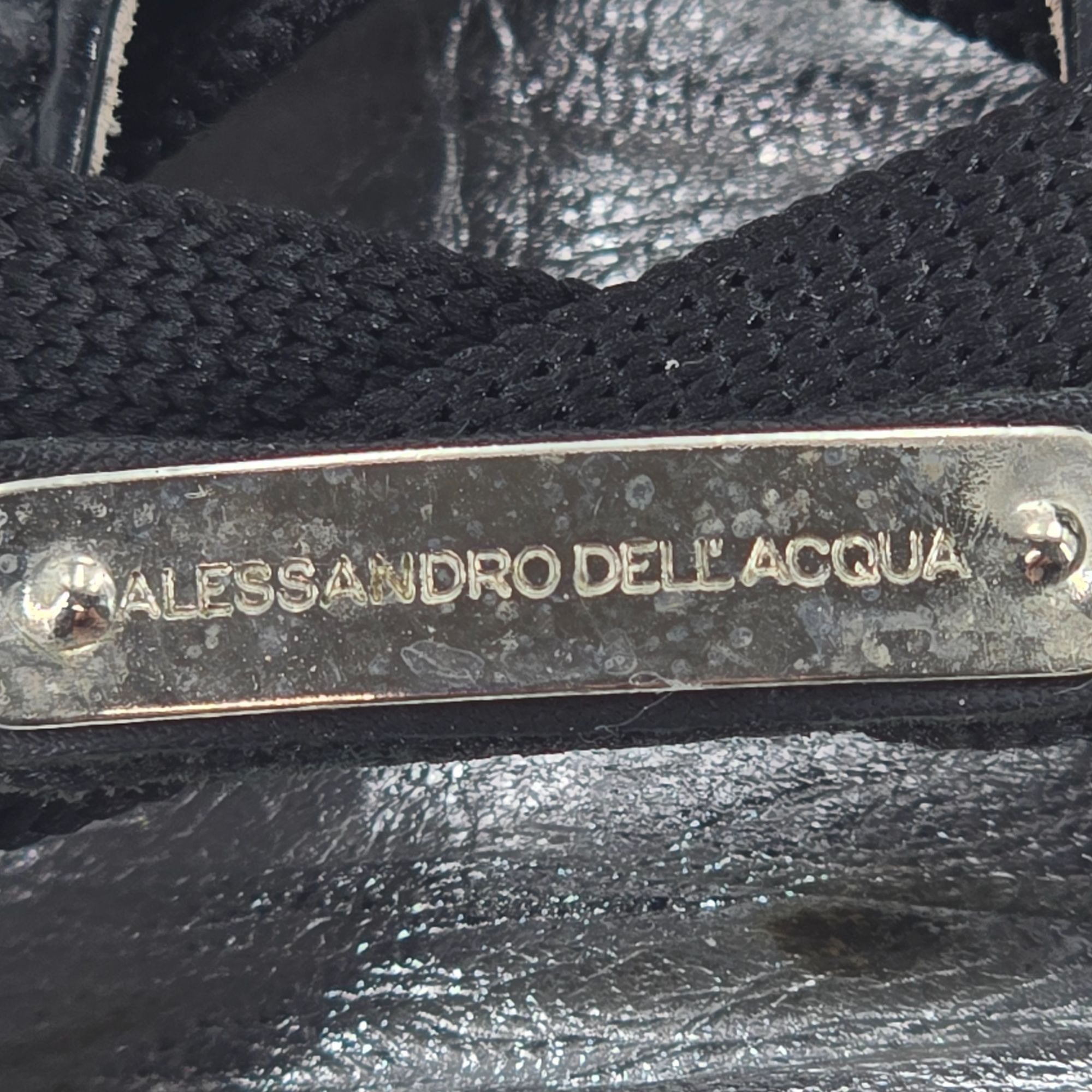 Alessandro Dell'acqua Alessandro Dell'Acqua Black Silver Metallic Fashion High-top Size US 10.5 / EU 43-44 - 13 Thumbnail