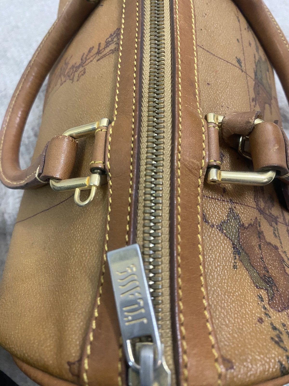 Alviero Martini Vintage Alviero Martini Geo Map Boston Bag Size ONE SIZE - 10 Thumbnail