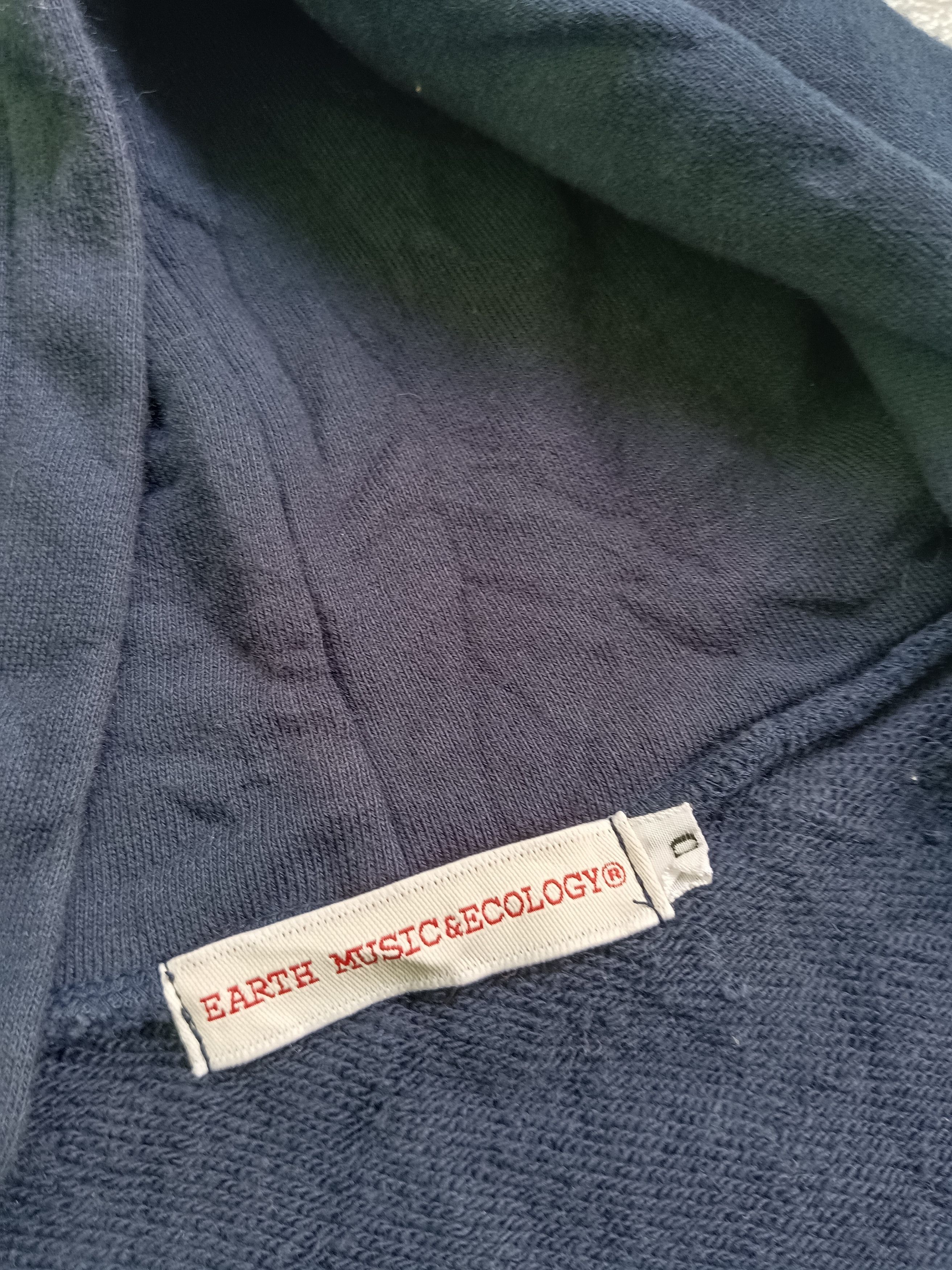 Japanese Brand Earth Music Ecology Hoodie Zip up Size XS / US 0-2 / IT 36-38 - 4 Thumbnail