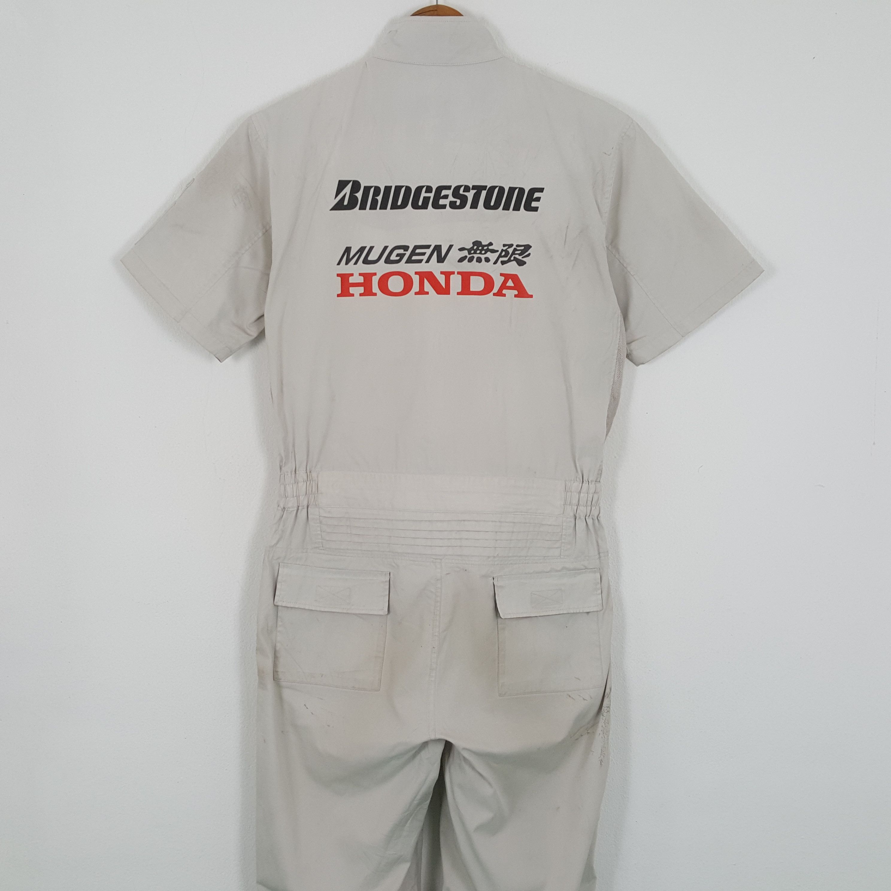 Honda × Vintage Vintage BRIGESTONE MUGEN HONDA Japan Racing Custom Coverall Size US L / EU 52-54 / 3 - 2 Thumbnail