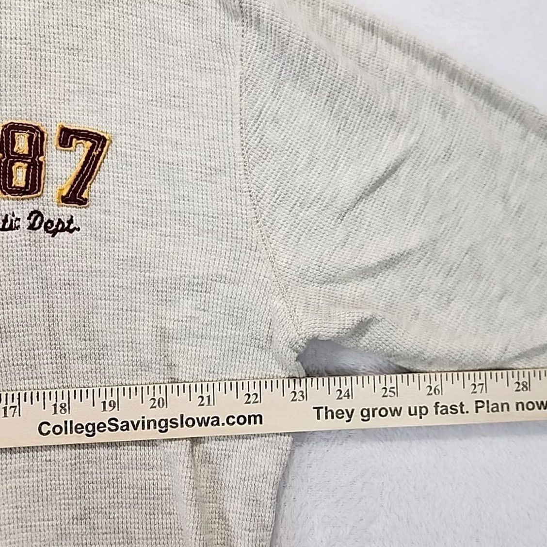 Aeropostale VINTAGE Aeropostale Henley Shirt XL Mens Ivory Waffle Knit Thermal Logo Long Sleeve USA 90s Size US XL / EU 56 / 4 - 5 Thumbnail
