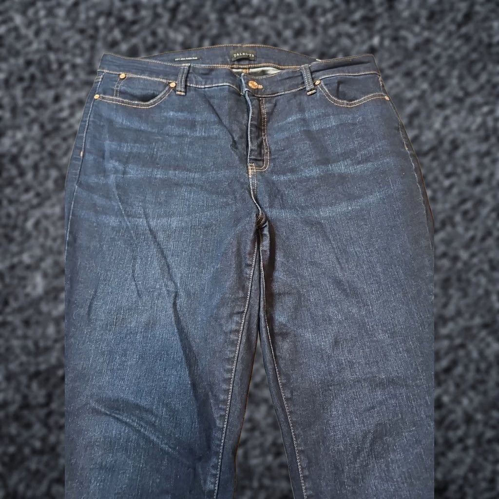 Talbots Talbots Jeans Womens Size 14 Blue Slim Ankle Stretch Denim Casual Mom Pants Size 36" / US 14 / IT 50 - 1 Thumbnail