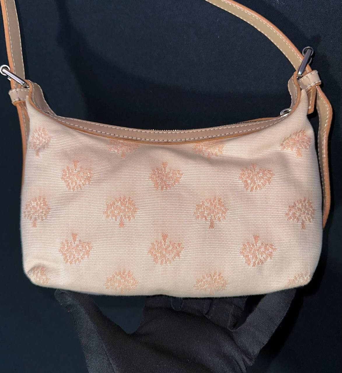 Mulberry Mulberry Pink Canvas Bag TreeLogo Small Adjustable Crossbody Size ONE SIZE - 2 Thumbnail