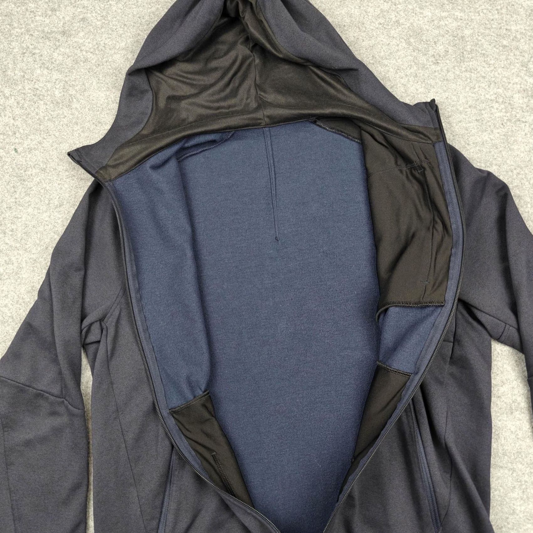 Lululemon Lululemon Hoodie Mens M Blue Full Zip Knit Chest Pocket Athletic Running Shirts Size US M / EU 48-50 / 2 - 6 Thumbnail