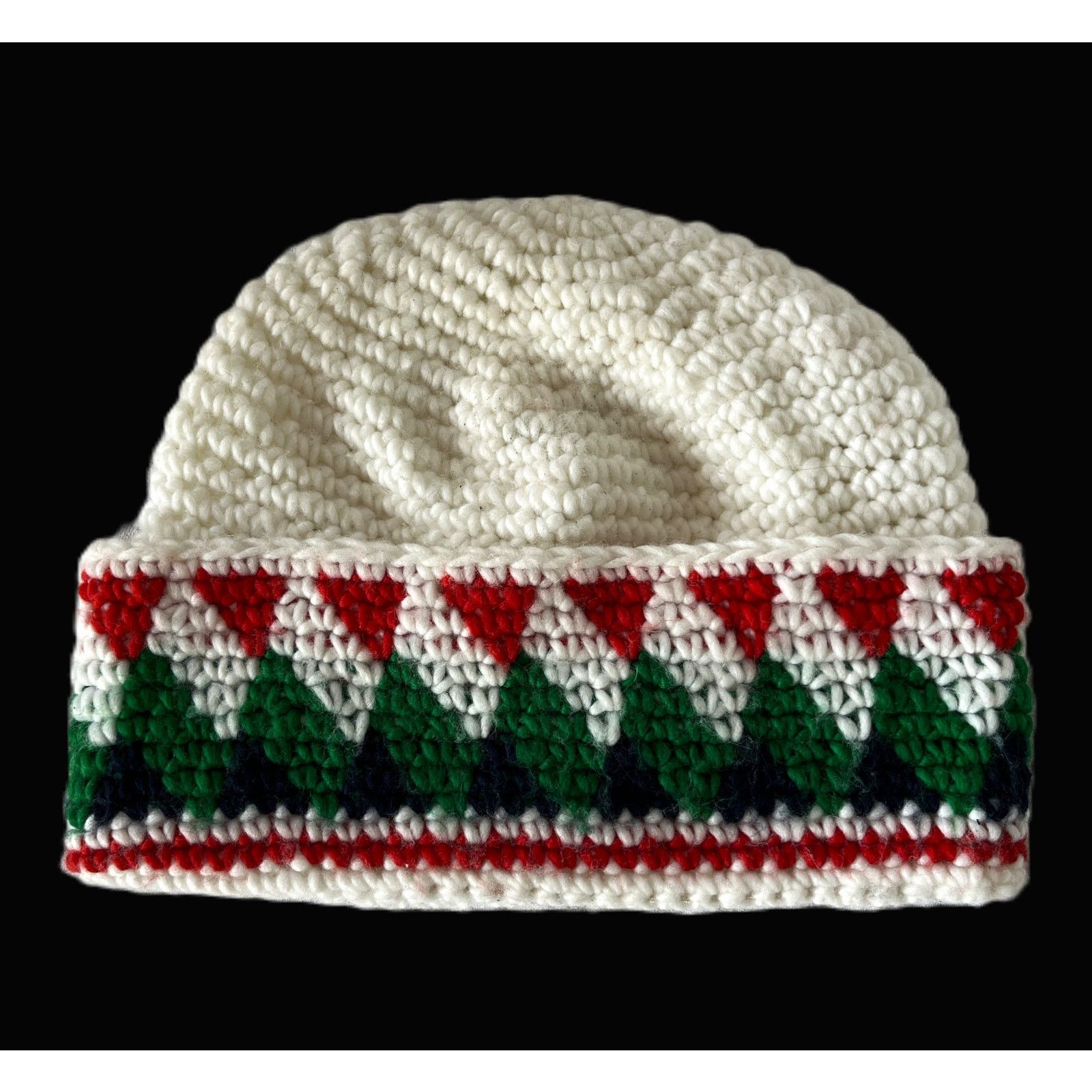 Other Hand Crocheted High Quality Dense Ski Hat Toboggan Beanie Size ONE SIZE - 1 Thumbnail