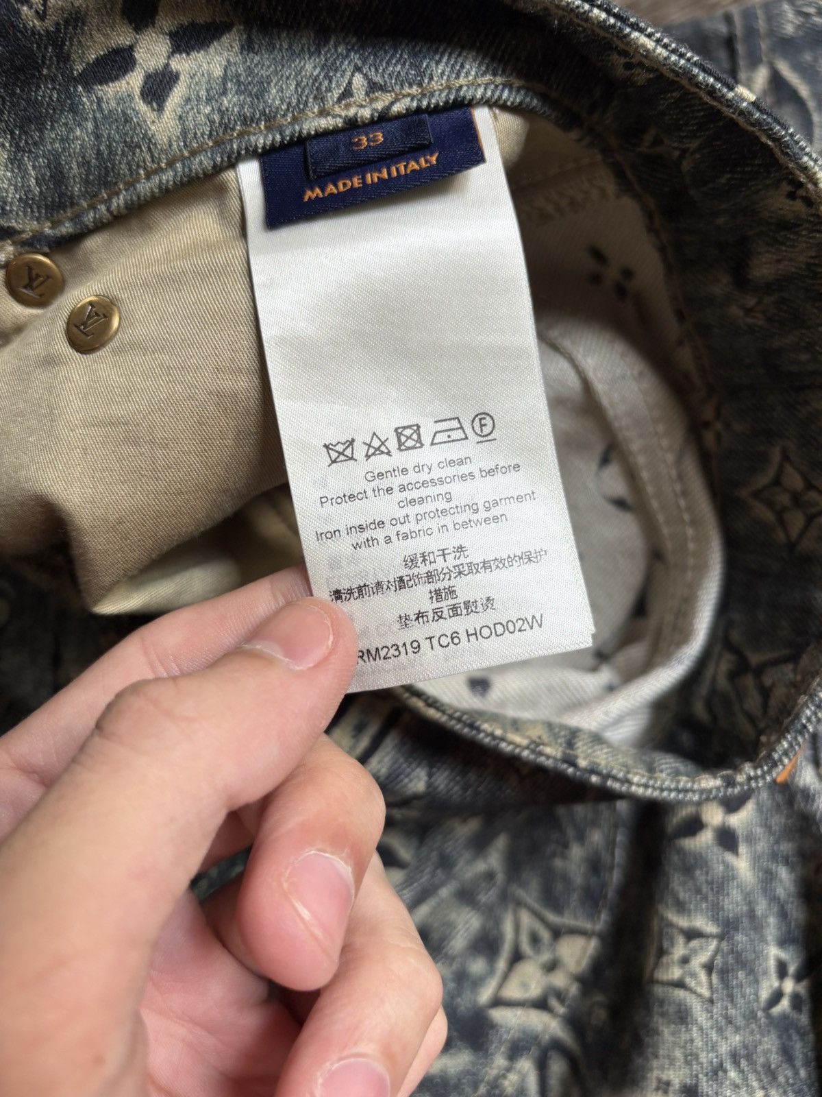 Louis Vuitton Louis Vuitton Monogram Denim Pants Size US 33 - 13 Thumbnail