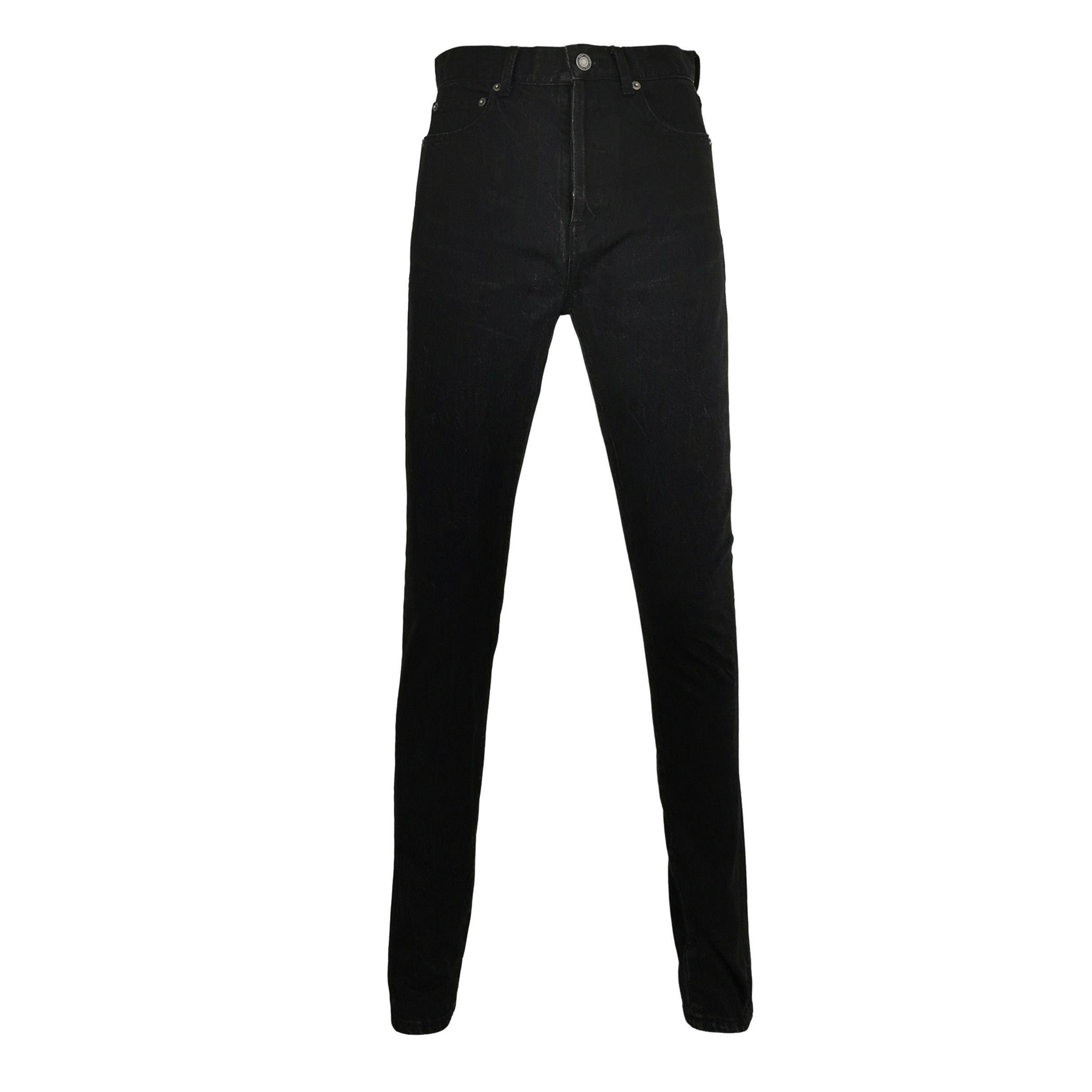 Saint Laurent Paris Saint Laurent Black Cotton Pants Size 28 Size US 28 / EU 44 - 1 Thumbnail