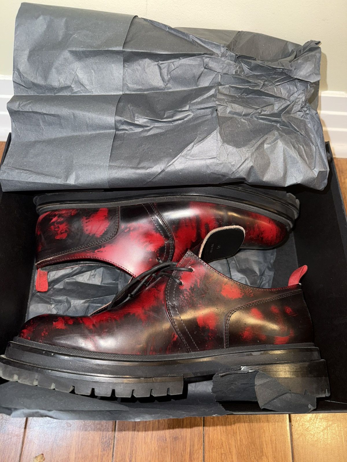 424 LOWEST!!! 424 Derby in Oxblood Size US 10.5 / EU 43-44 - 5 Thumbnail