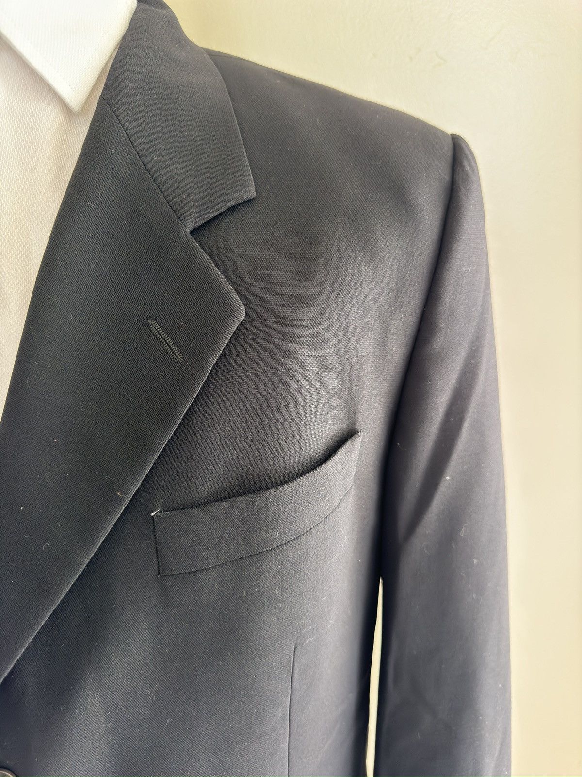 Alexander McQueen ALEXANDER MCQUEEN Made in Italy Textured Wool Jacket 46R Size 46R - 2 Thumbnail