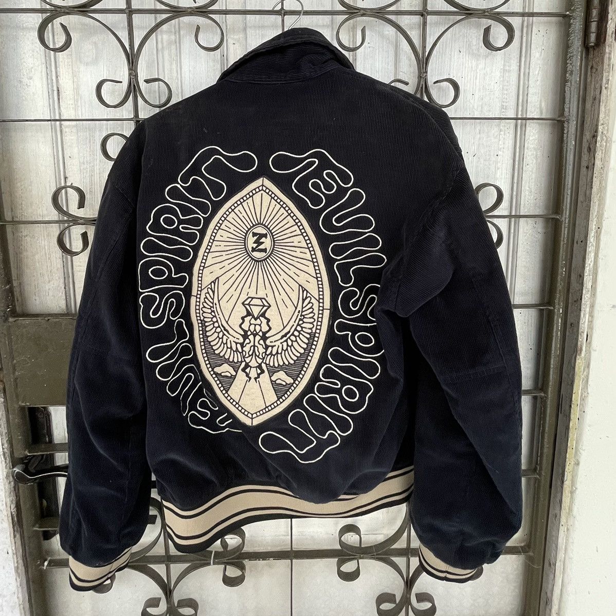 Japanese Brand “EVIL SPIRIT” Corduroy Bomber Jacket Size US M / EU 48-50 / 2 - 2 Thumbnail