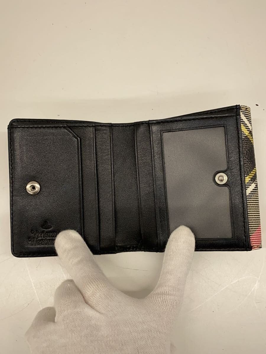 Vivienne Westwood Plaid Orb Leather Wallet Size ONE SIZE - 4 Thumbnail