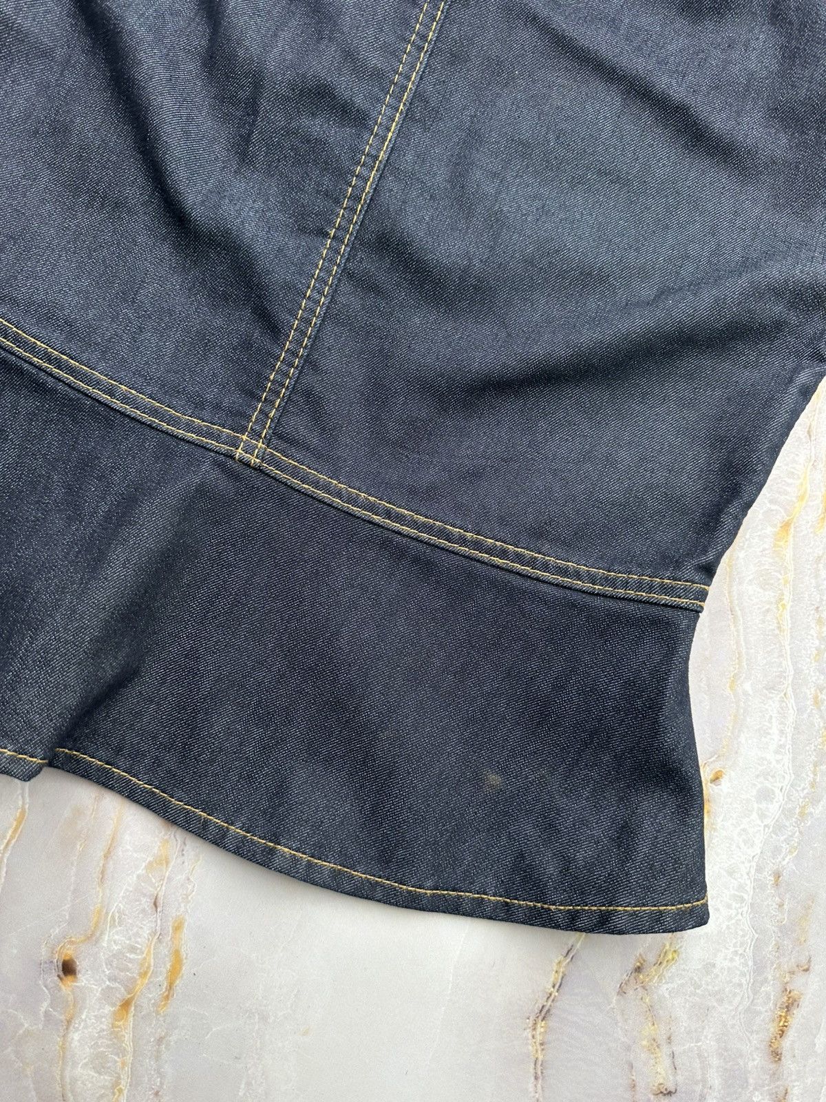 Armani Armani Jeans Knee Length Skirt Size 26" / US 2 / IT 38 - 13 Thumbnail