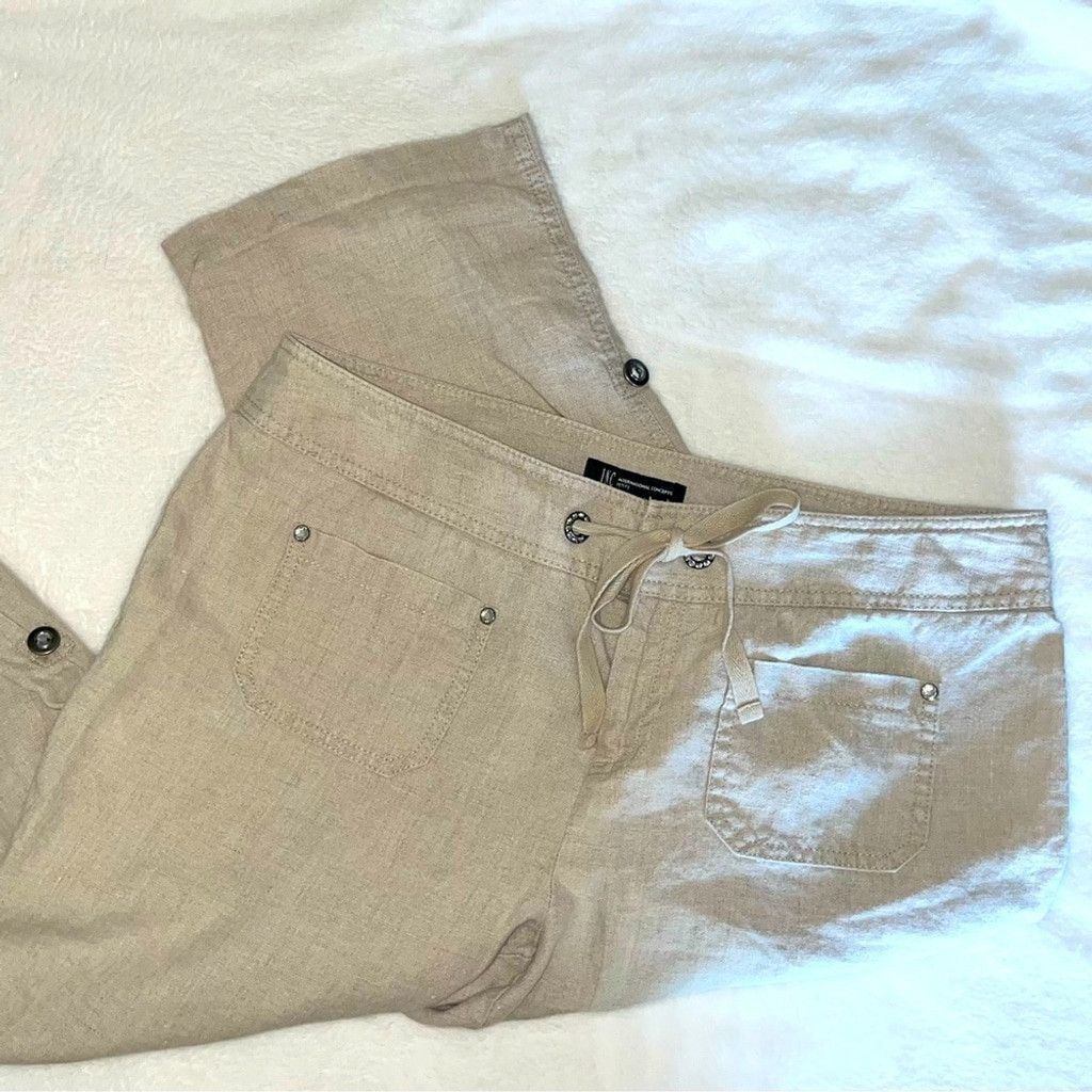 I.N.C Light weight INC linen, Capri pants Size 36" / US 14 / IT 50 - 1 Thumbnail