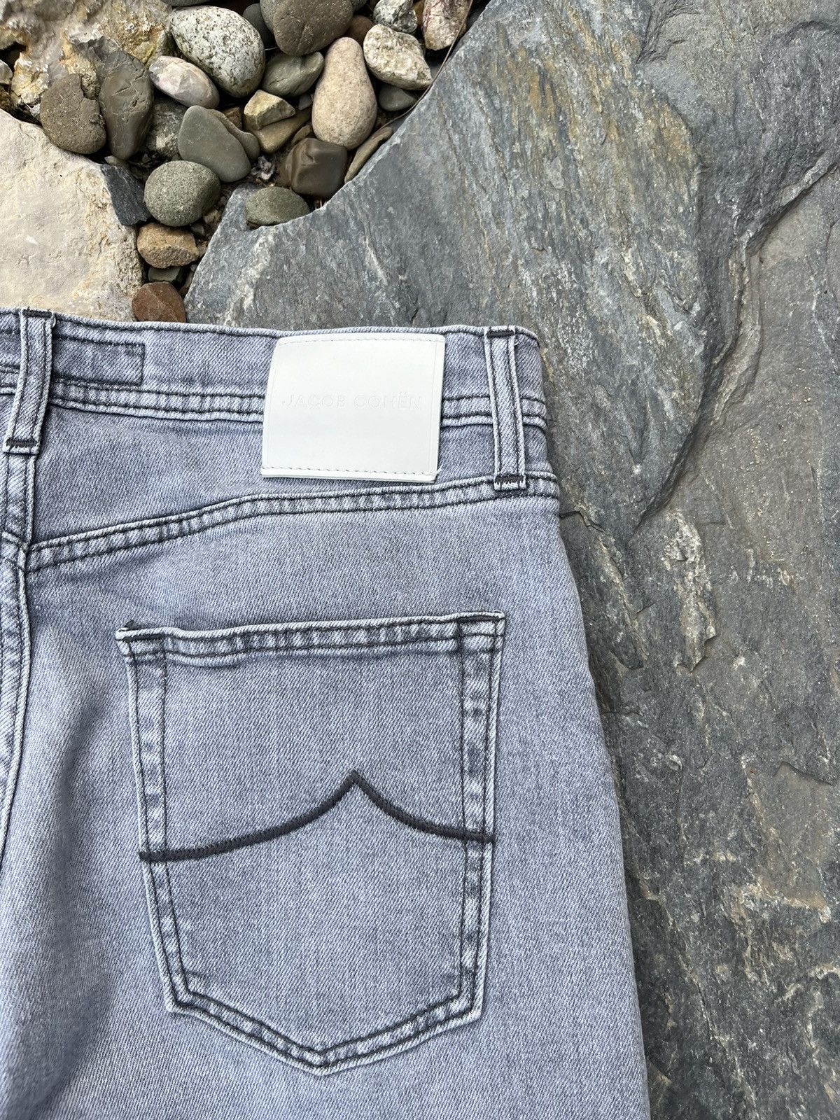 Jacob Cohen Jacob Cohën light grey handmade jeans denim pants trousers Size US 31 - 15 Thumbnail