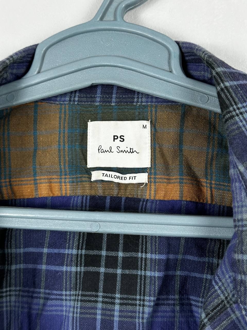 Paul Smith Paul Smith Casual Blue Check Designer Shirt Size M Size US M / EU 48-50 / 2 - 7 Thumbnail