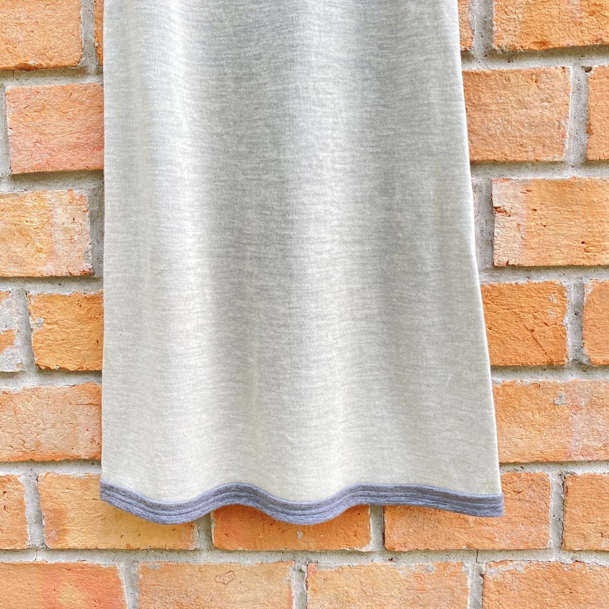 Jean Paul Gaultier Jean Paul Gaultier Light Grey Knit A-Line Skirt Size 27" / US 4 / IT 40 - 2 Thumbnail