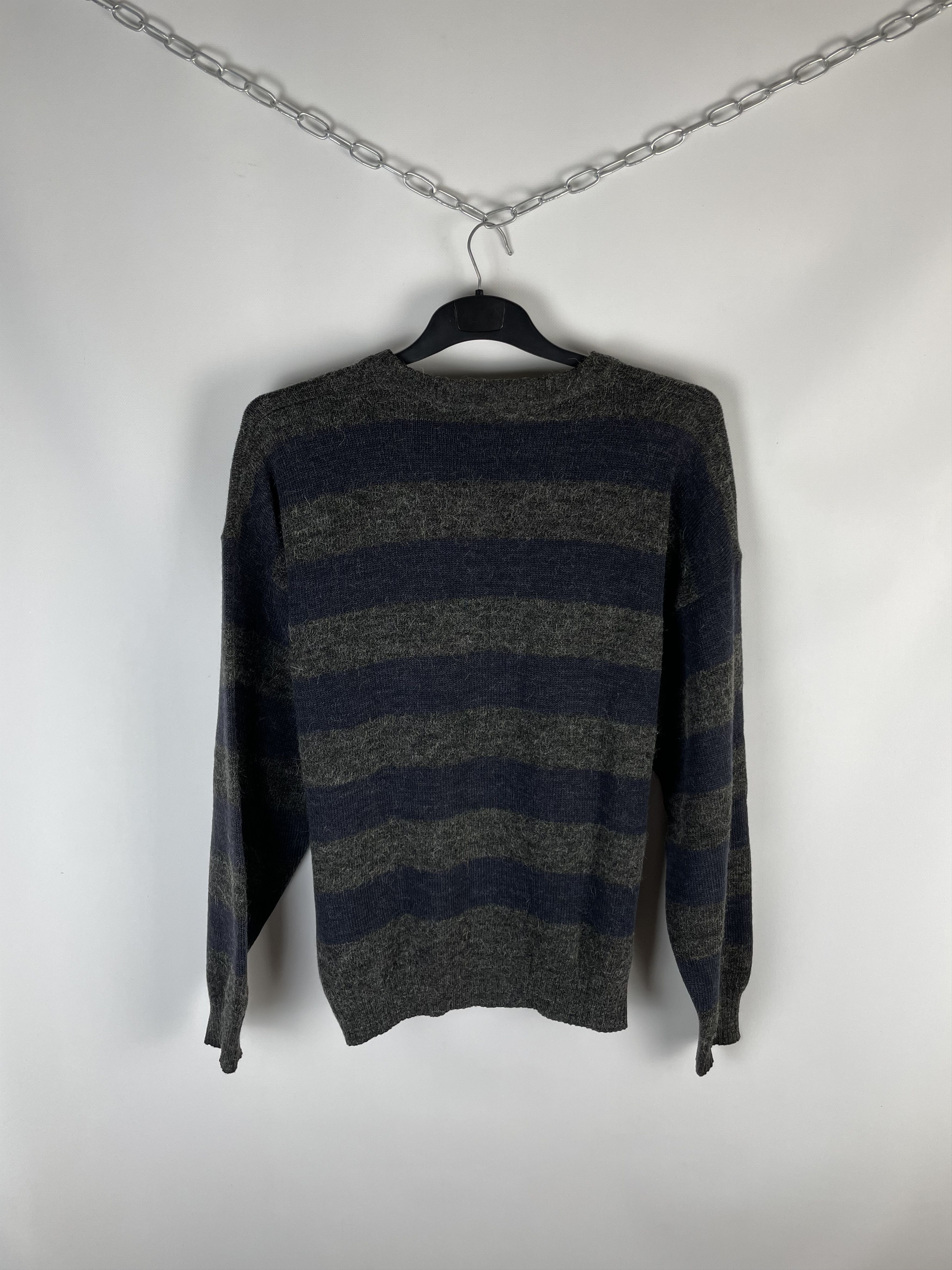 Lacoste × Vintage Lacoste Vintage Check Knit Sweater Size US L / EU 52-54 / 3 - 8 Thumbnail