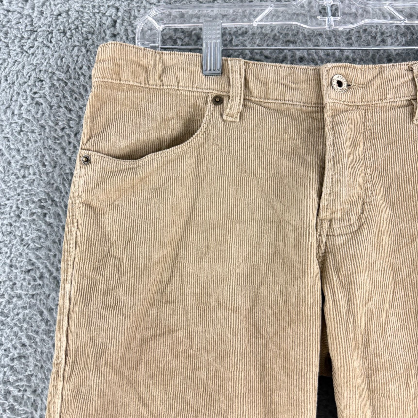 Polo Ralph Lauren Polo Jeans Company Flared Corduroy Pants Womens Size 8 Brown Low-Rise Casual Pants Size 30" / US 8 / IT 44 - 2 Thumbnail