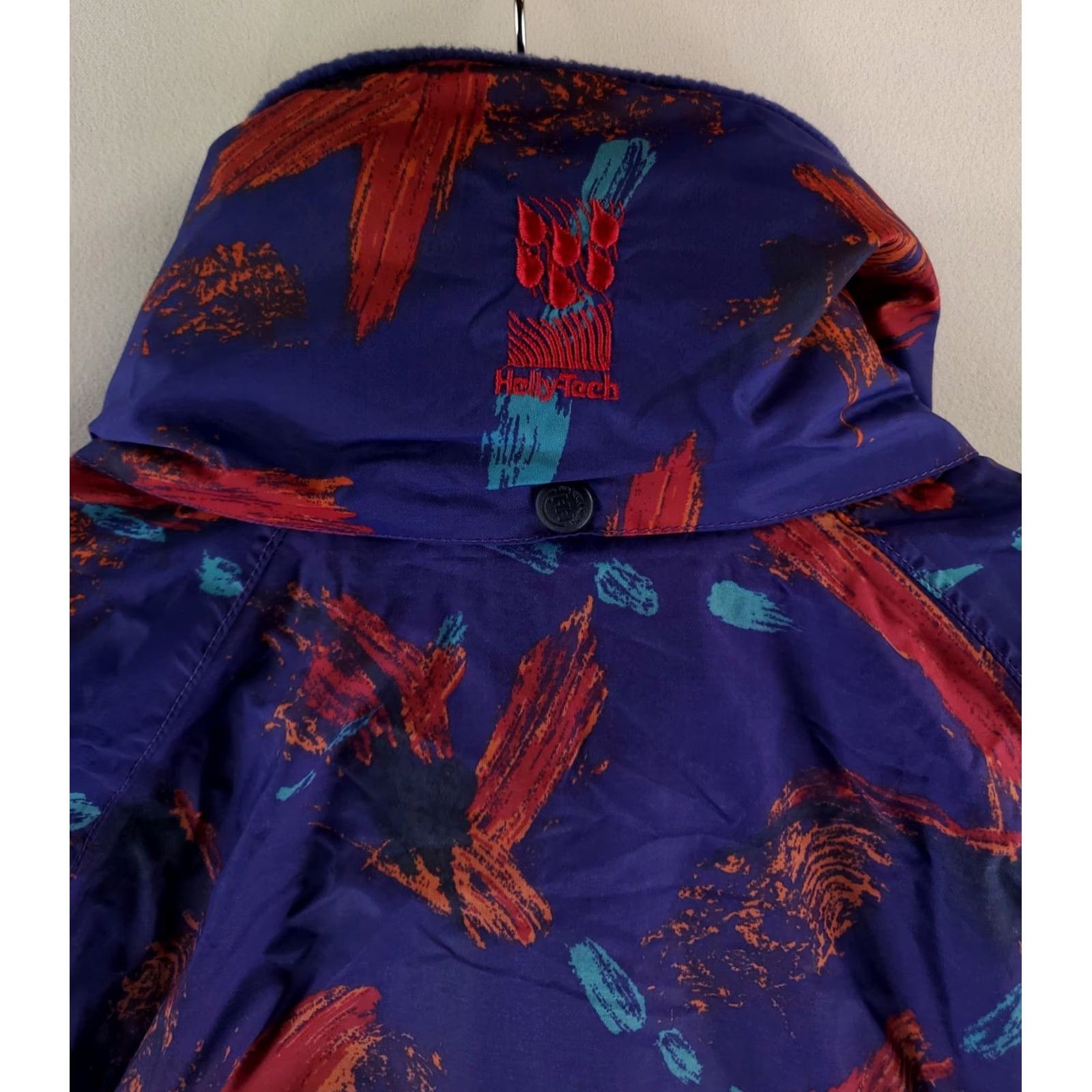 Helly Hansen VINTAGE Helly Hansen Sailing Jacket Purple Hooded Womens 2XL/XXL NylON 90s Americas Cup Size XXL / US 16-18 / IT 52-54 - 6 Thumbnail