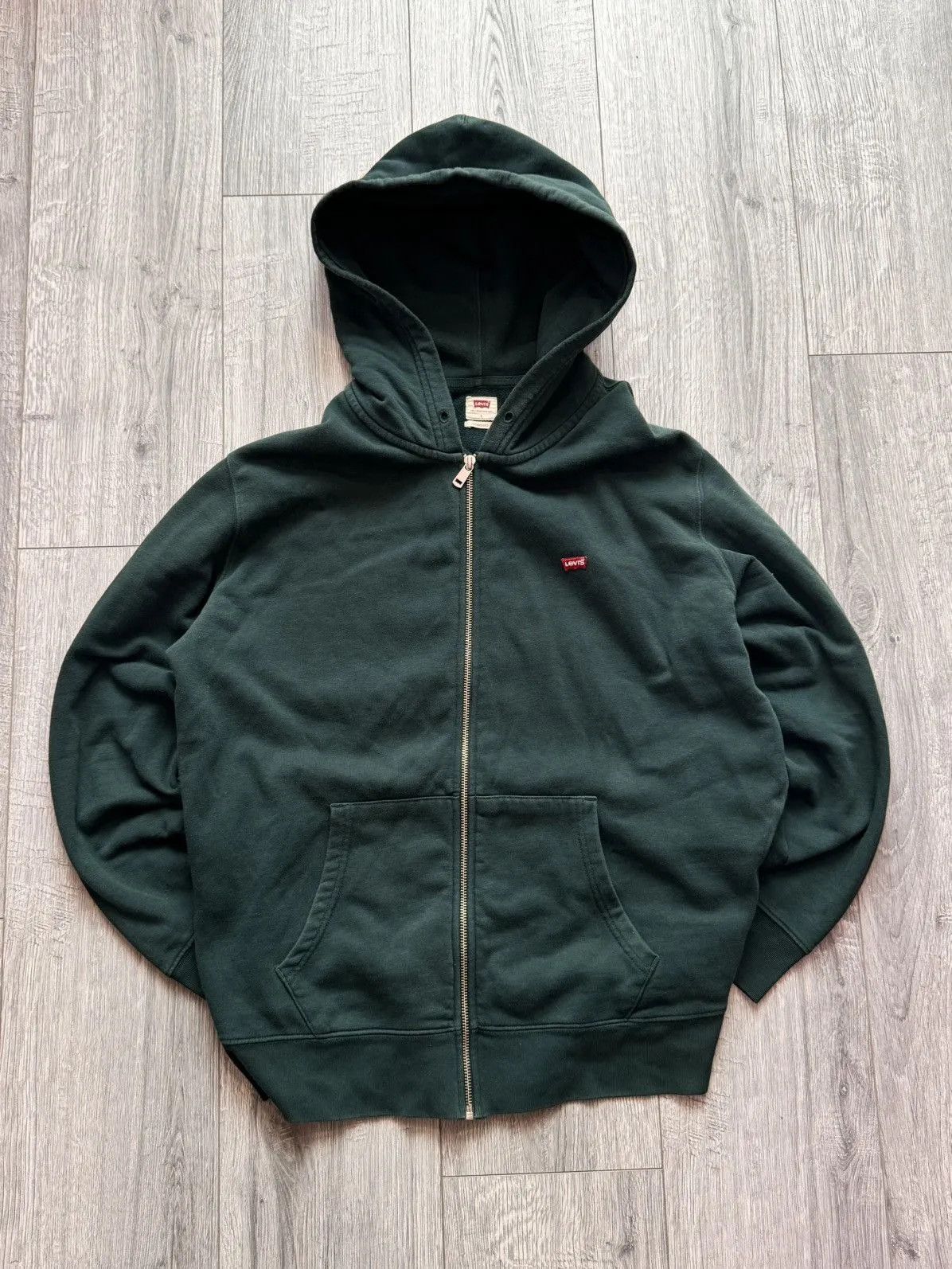 Levi's Rare Vintage Levi's Hoodie Oversized Faded Distressed Size US L / EU 52-54 / 3 - 2 Thumbnail