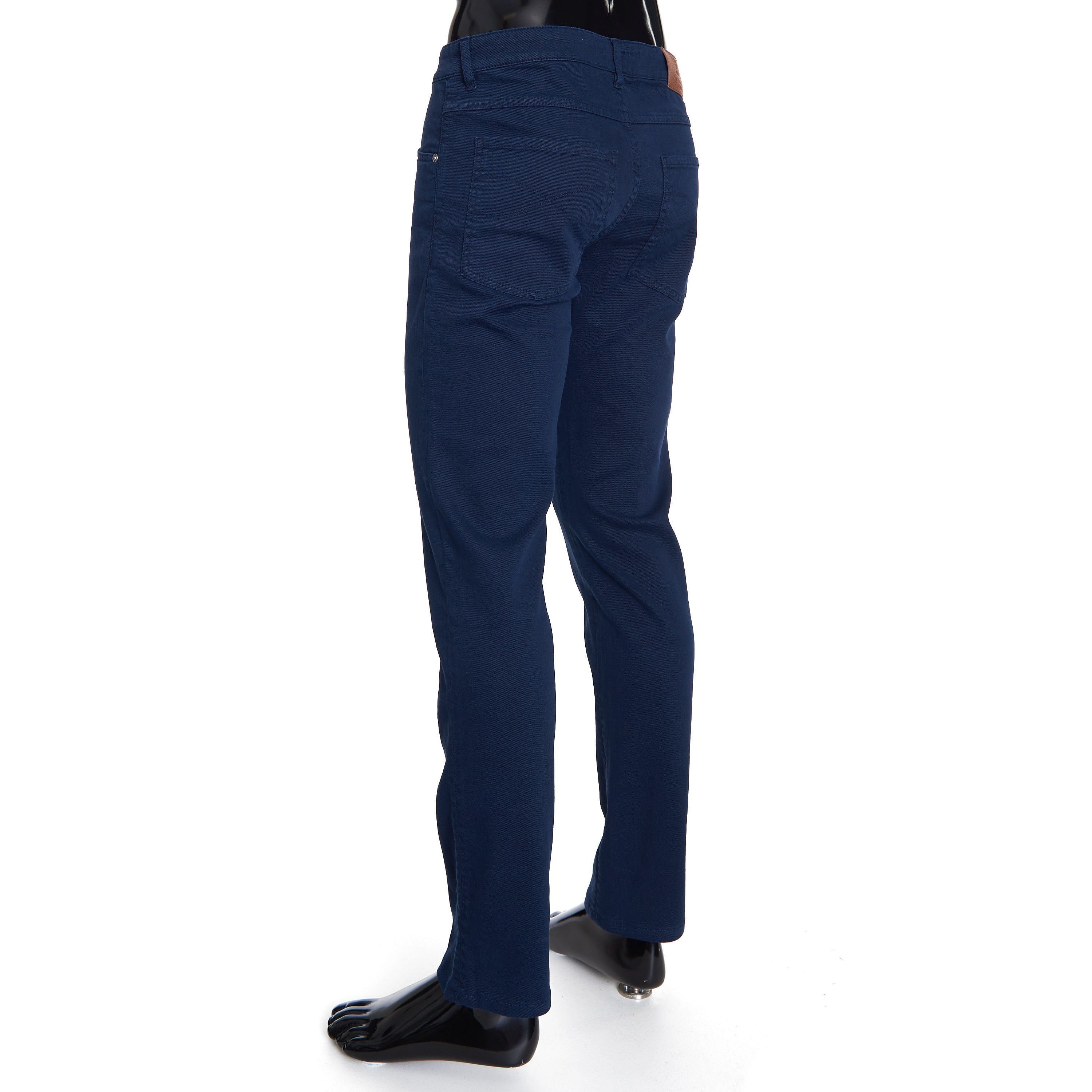 Brunello Cucinelli Navy Blue Stretch Denim Trousers - Slim Fit, Five-Pocket Size US 40 / EU 56 - 4 Thumbnail